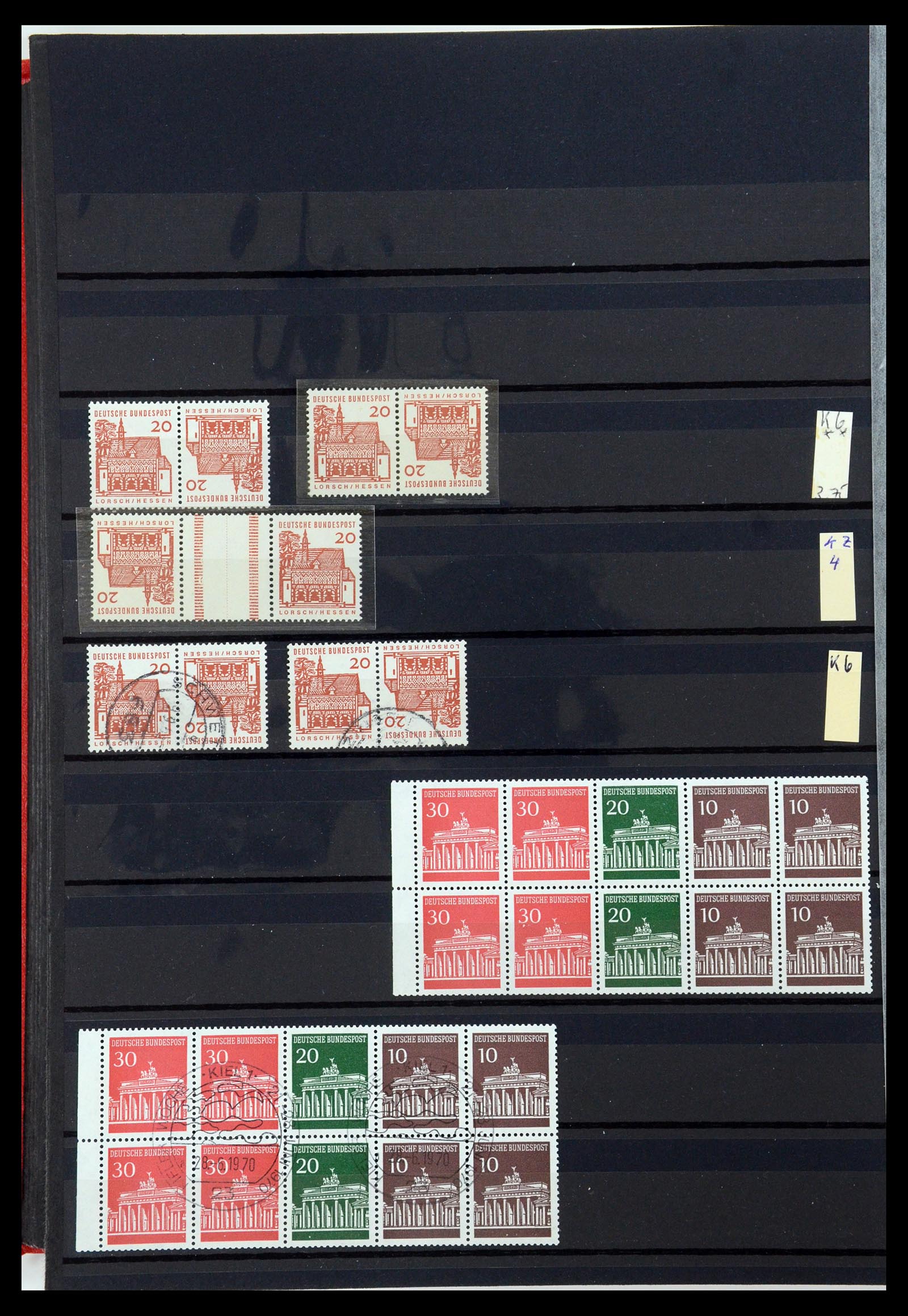 35356 014 - Stamp Collection 35356 Bundespost stamp booklets and combinations 1951-2