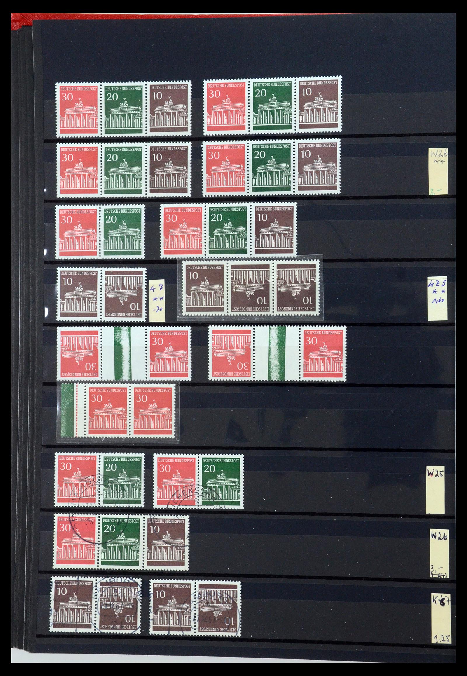 35356 016 - Postzegelverzameling 35356 Bundespost postzegelboekjes en combinaties