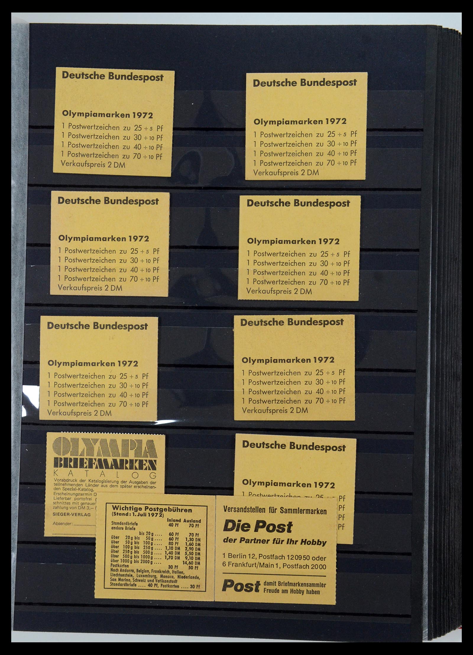 35356 023 - Postzegelverzameling 35356 Bundespost postzegelboekjes en combinaties