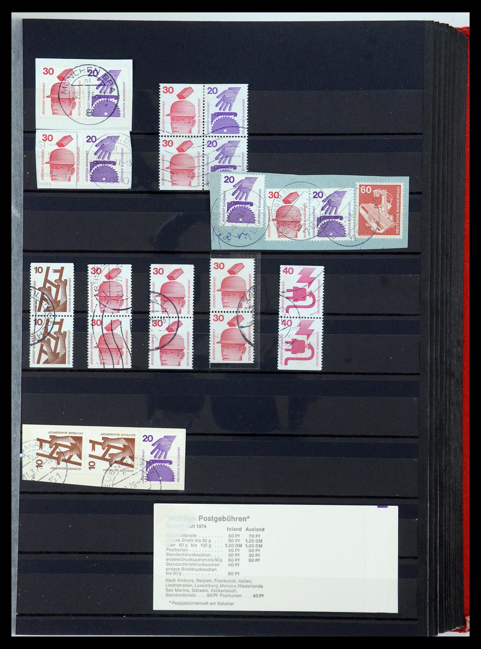 35356 029 - Postzegelverzameling 35356 Bundespost postzegelboekjes en combinaties