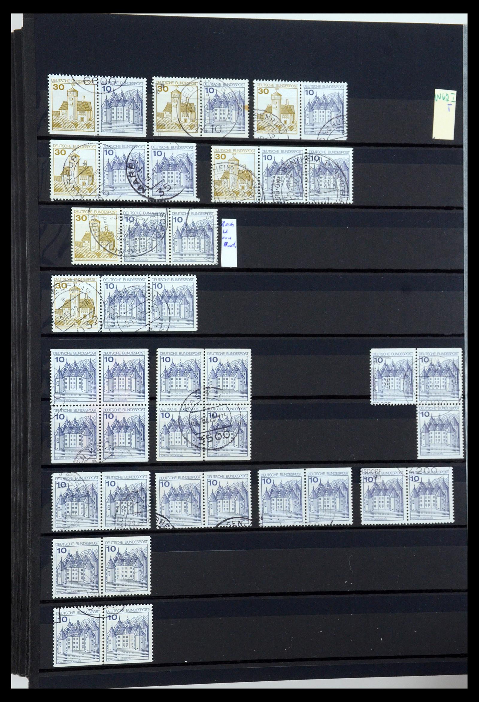 35356 032 - Postzegelverzameling 35356 Bundespost postzegelboekjes en combinaties