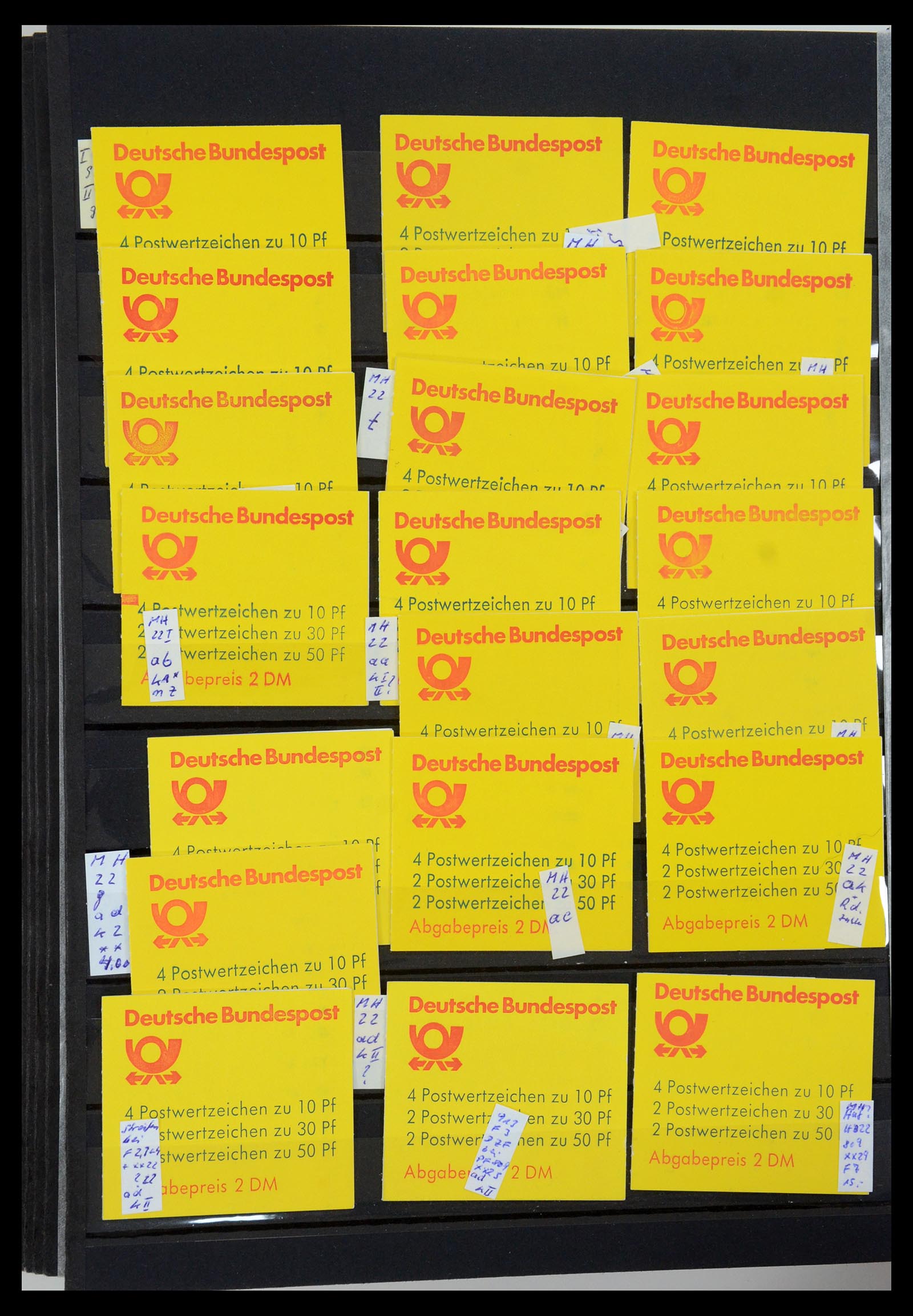 35356 036 - Postzegelverzameling 35356 Bundespost postzegelboekjes en combinaties