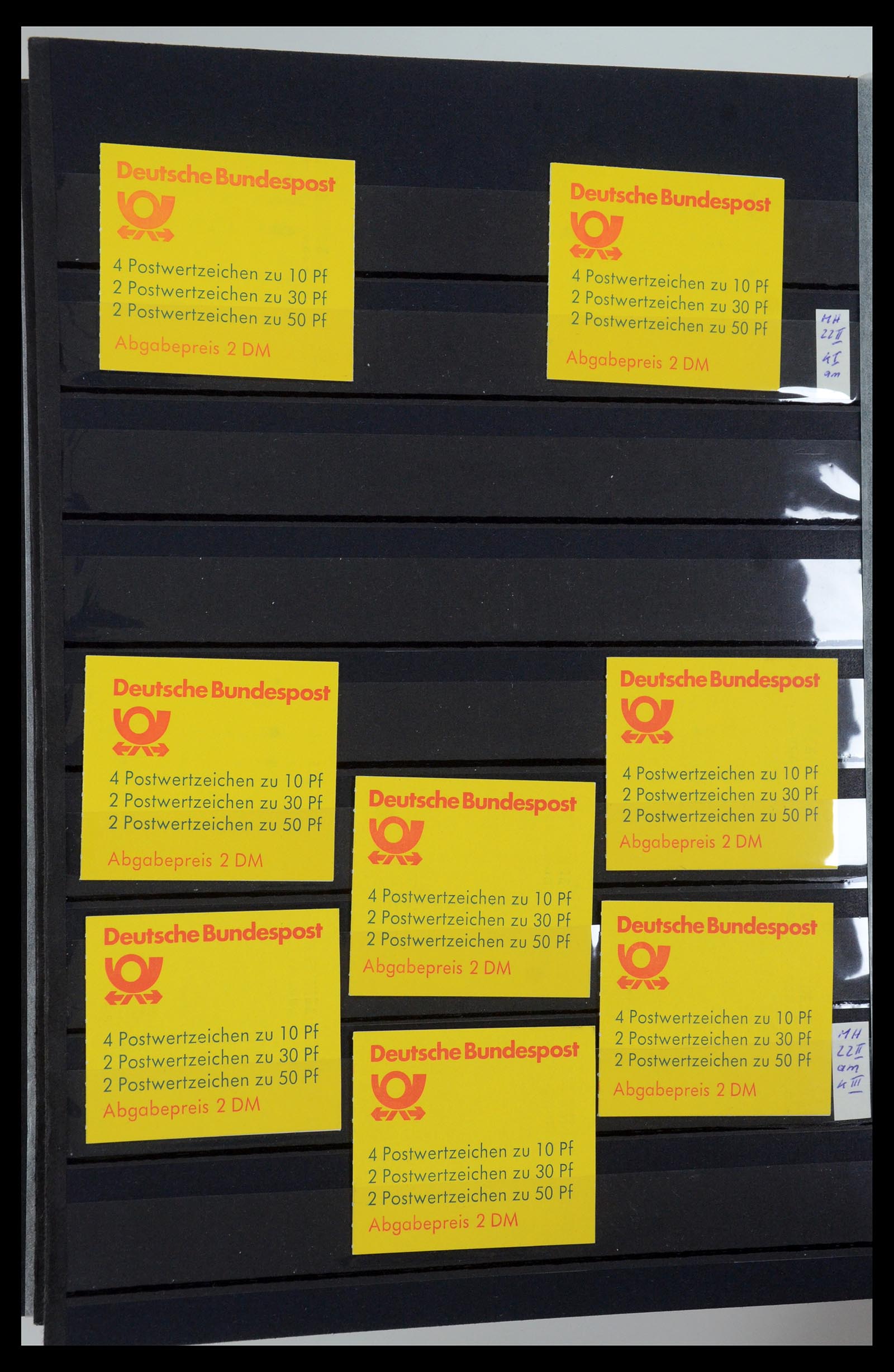 35356 038 - Postzegelverzameling 35356 Bundespost postzegelboekjes en combinaties