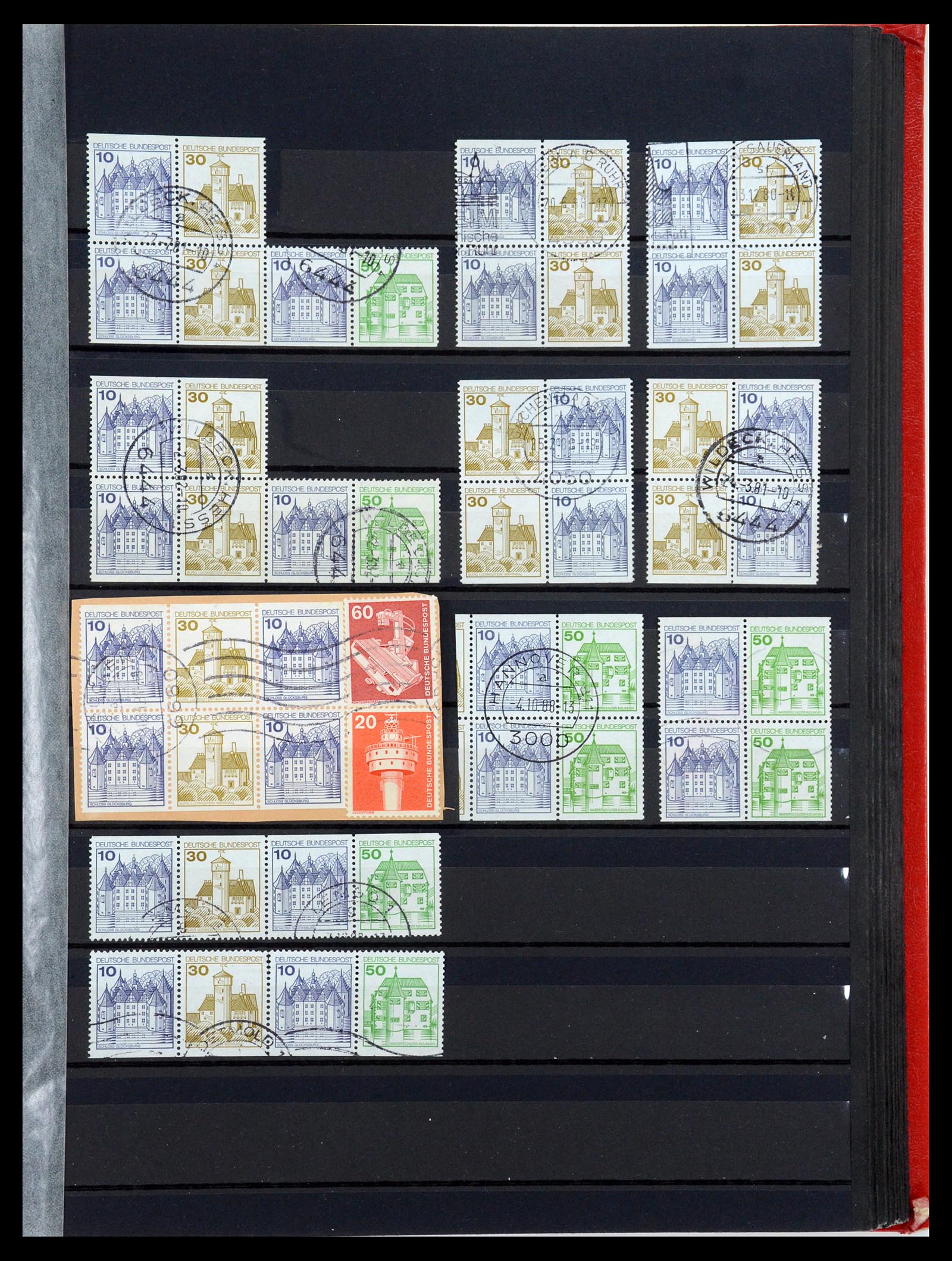 35356 041 - Stamp Collection 35356 Bundespost stamp booklets and combinations 1951-2