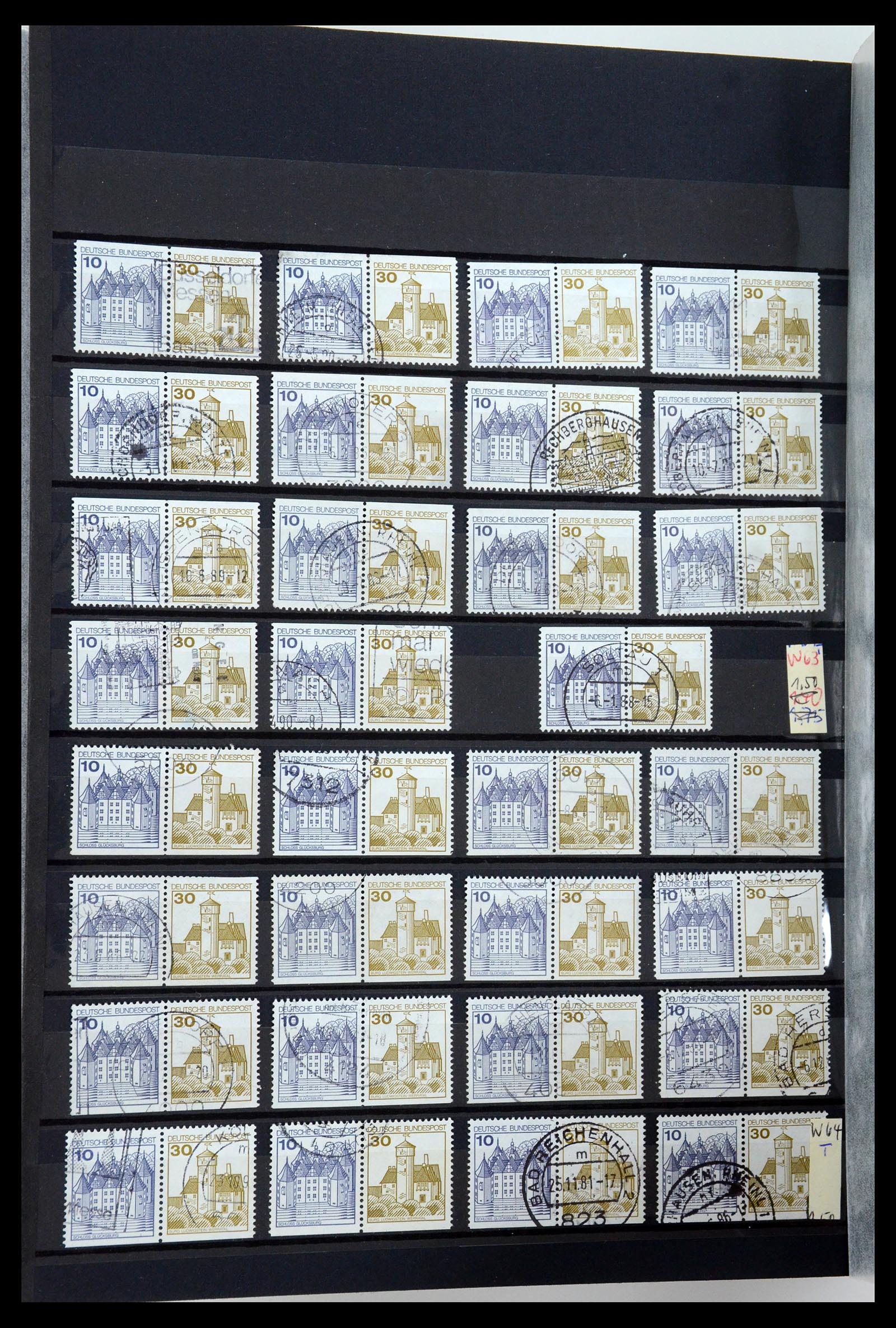 35356 042 - Postzegelverzameling 35356 Bundespost postzegelboekjes en combinaties