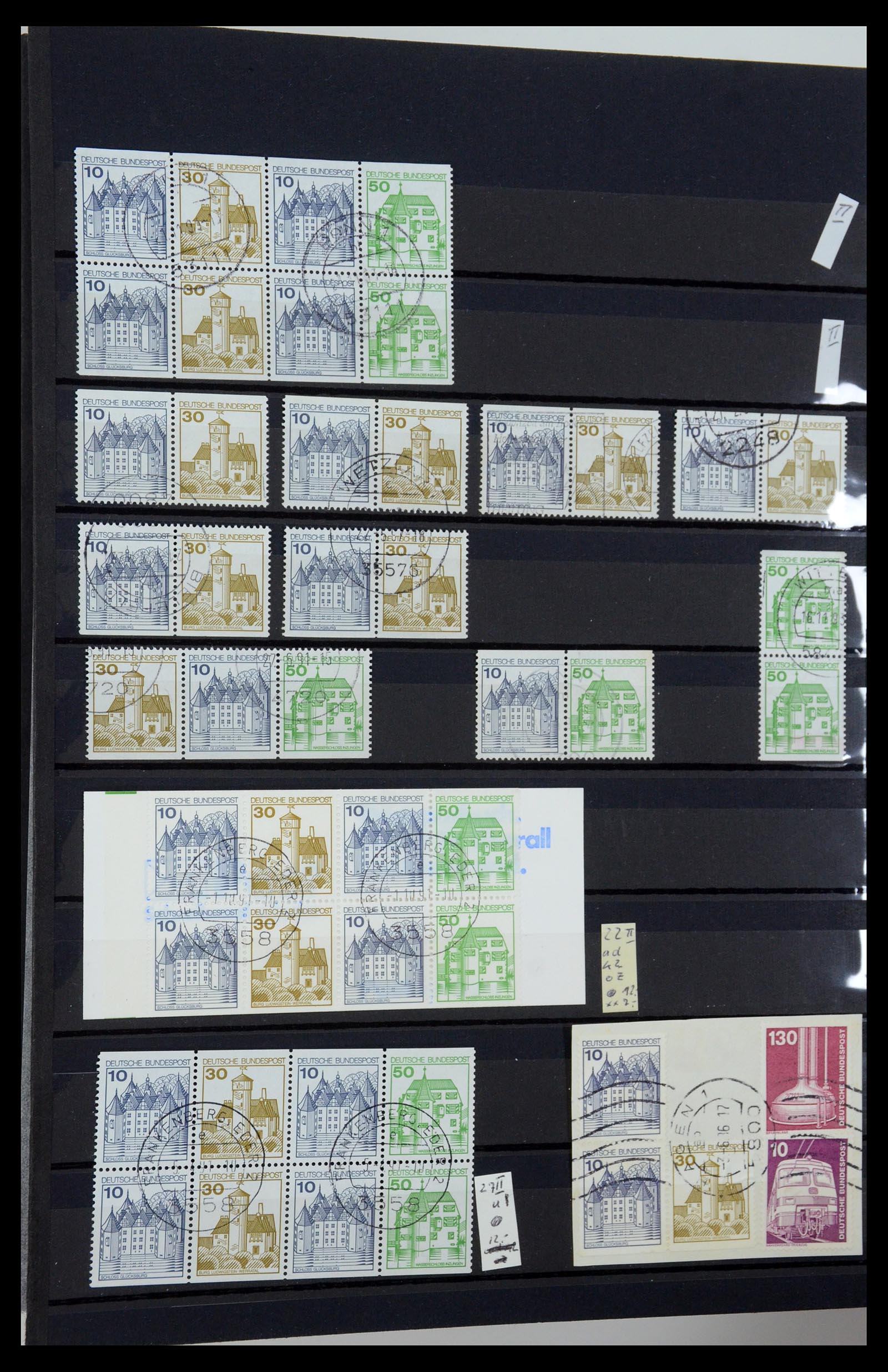 35356 046 - Postzegelverzameling 35356 Bundespost postzegelboekjes en combinaties