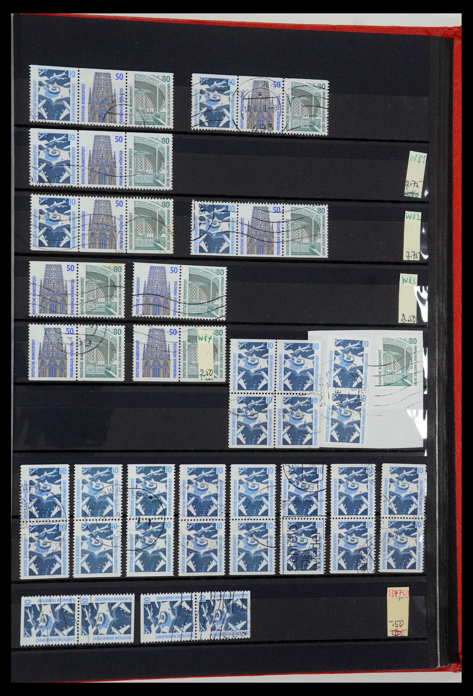 35356 053 - Postzegelverzameling 35356 Bundespost postzegelboekjes en combinaties