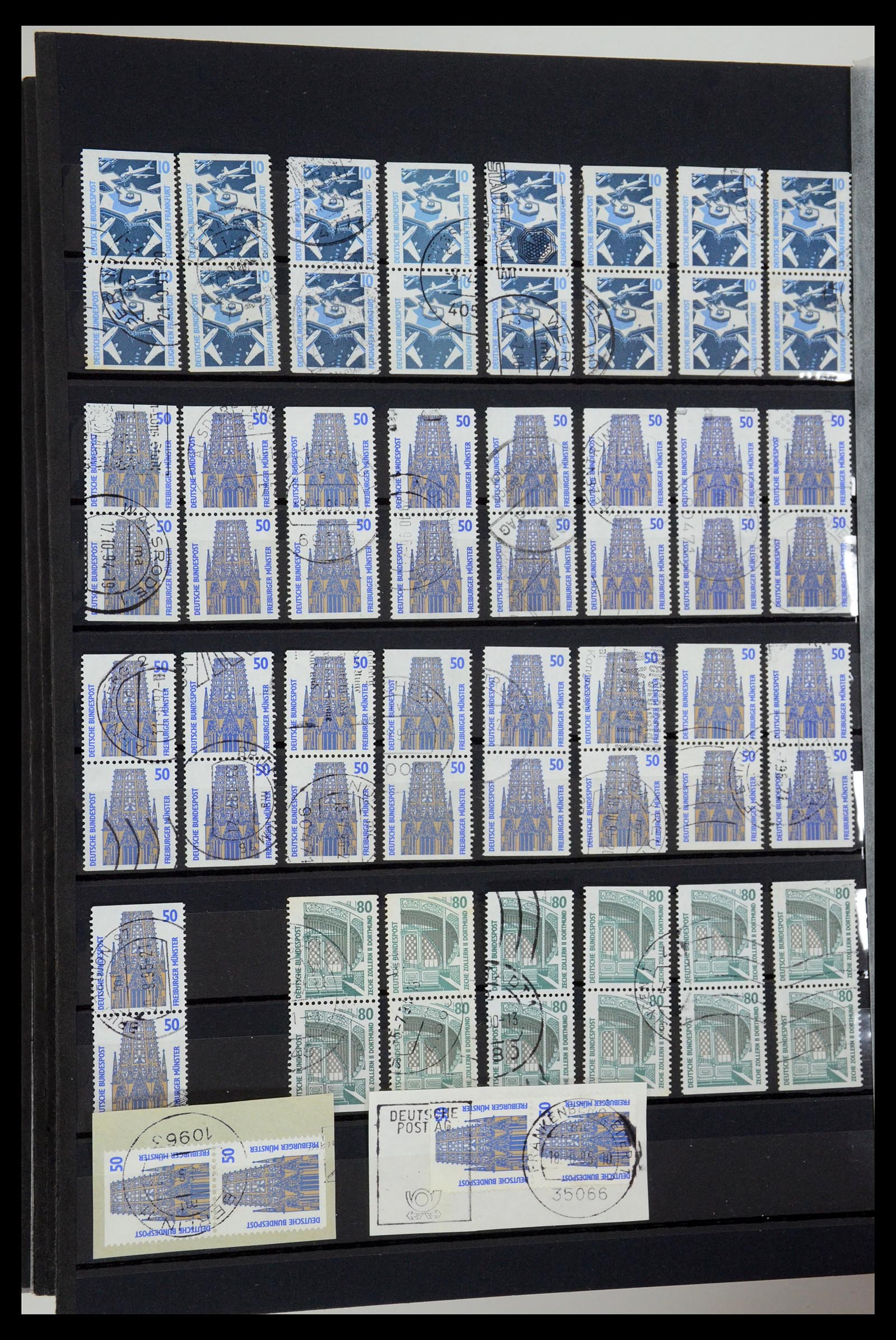 35356 055 - Postzegelverzameling 35356 Bundespost postzegelboekjes en combinaties
