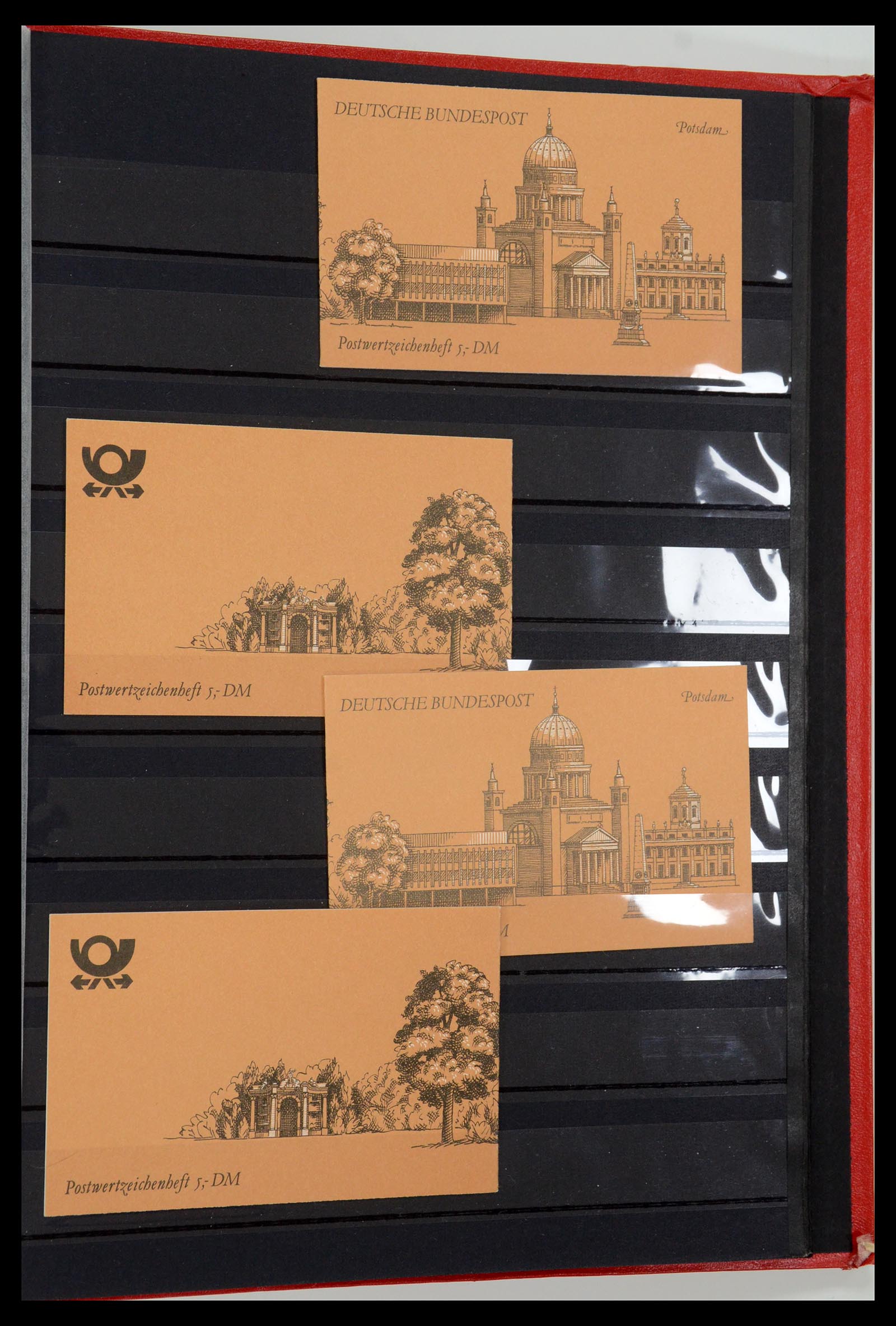 35356 057 - Postzegelverzameling 35356 Bundespost postzegelboekjes en combinaties