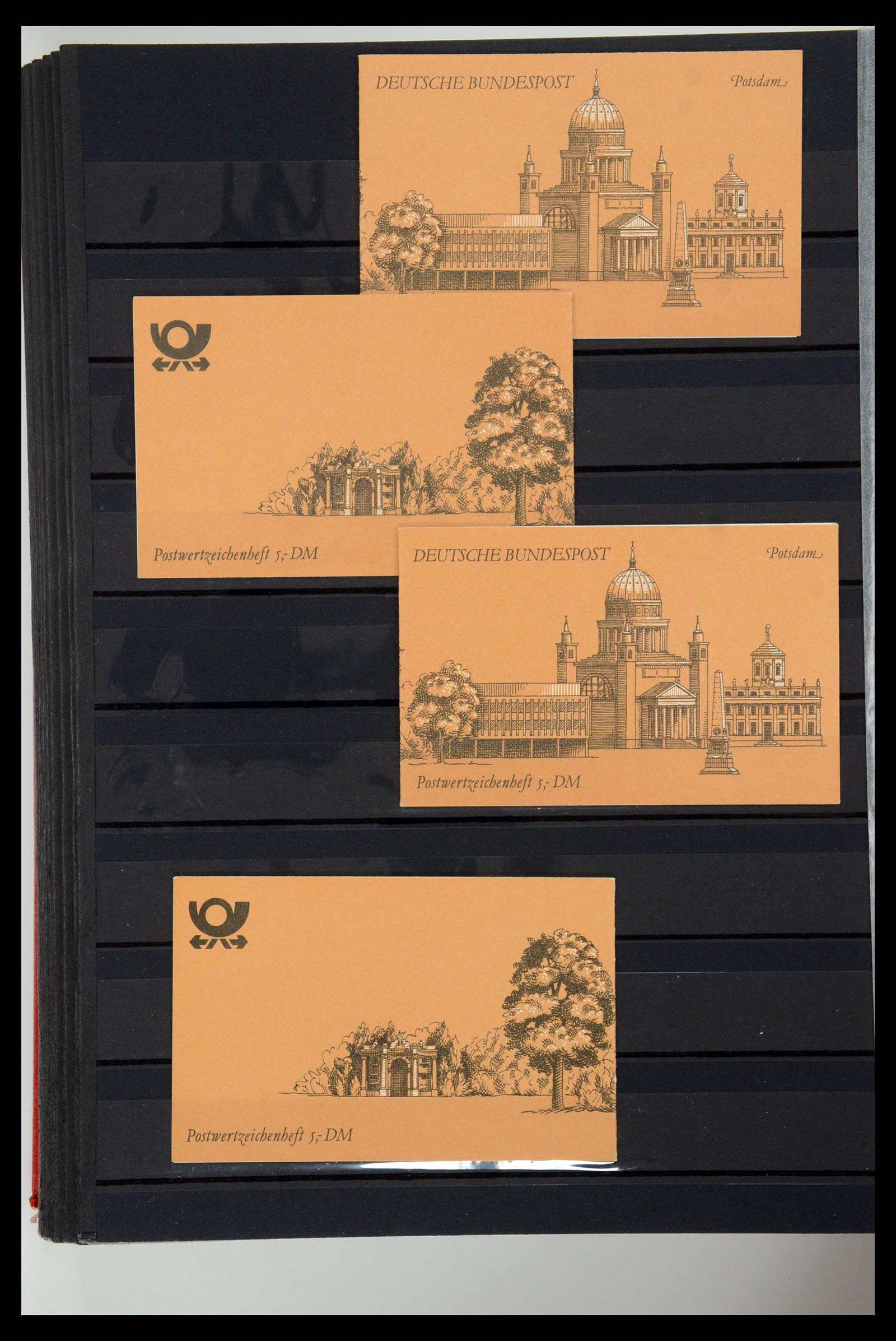 35356 058 - Stamp Collection 35356 Bundespost stamp booklets and combinations 1951-2