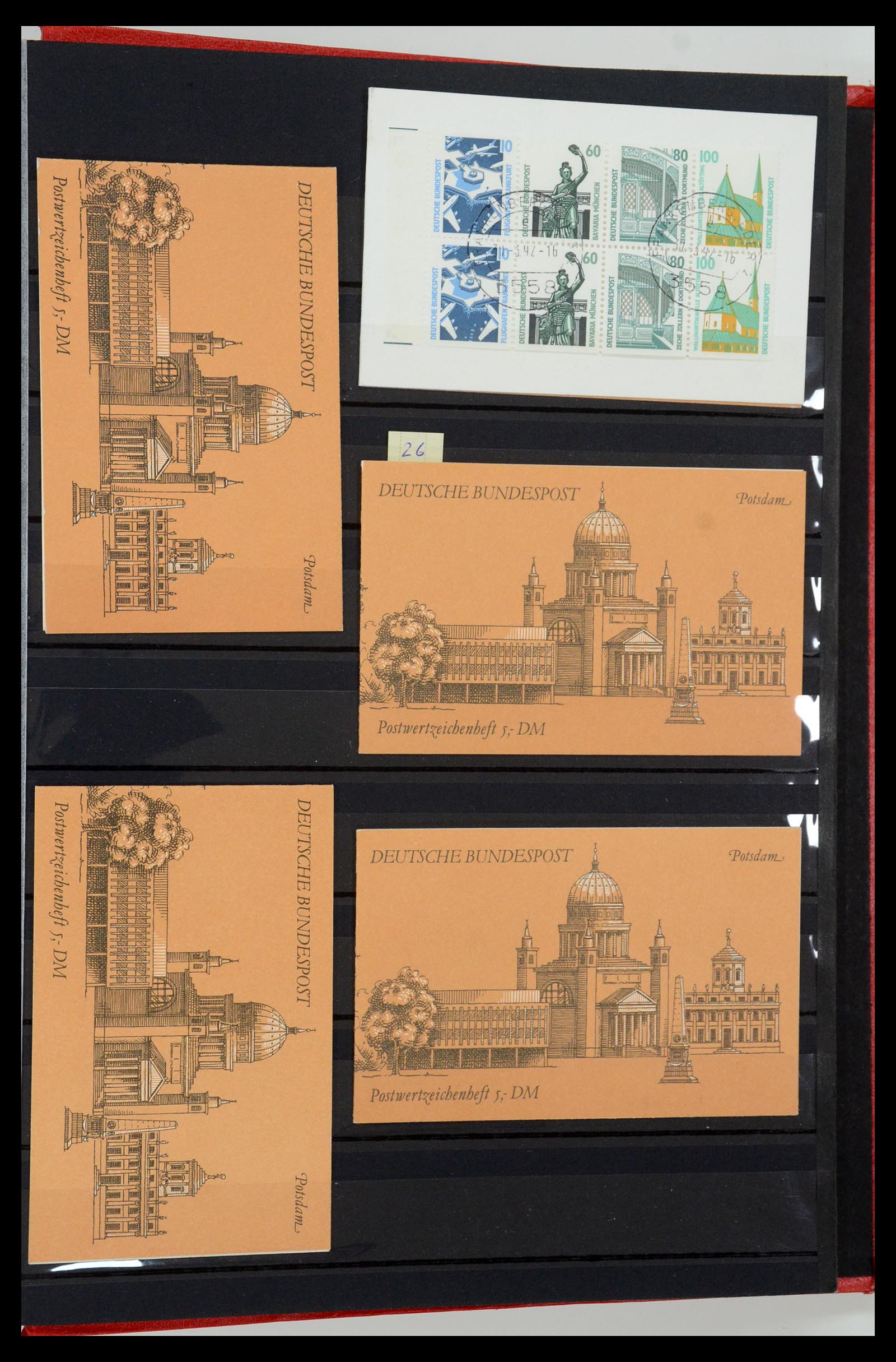 35356 059 - Postzegelverzameling 35356 Bundespost postzegelboekjes en combinaties