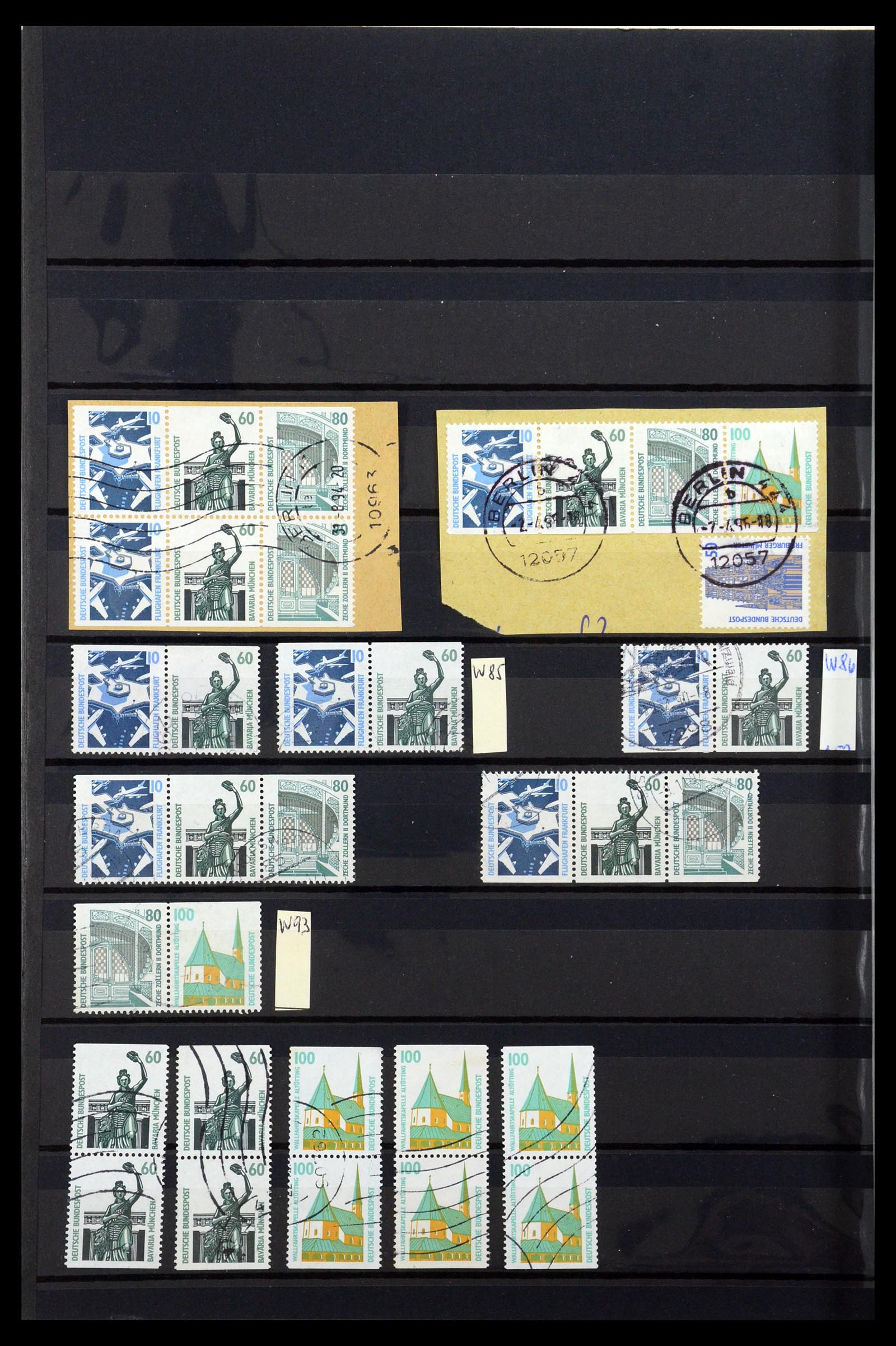35356 060 - Postzegelverzameling 35356 Bundespost postzegelboekjes en combinaties