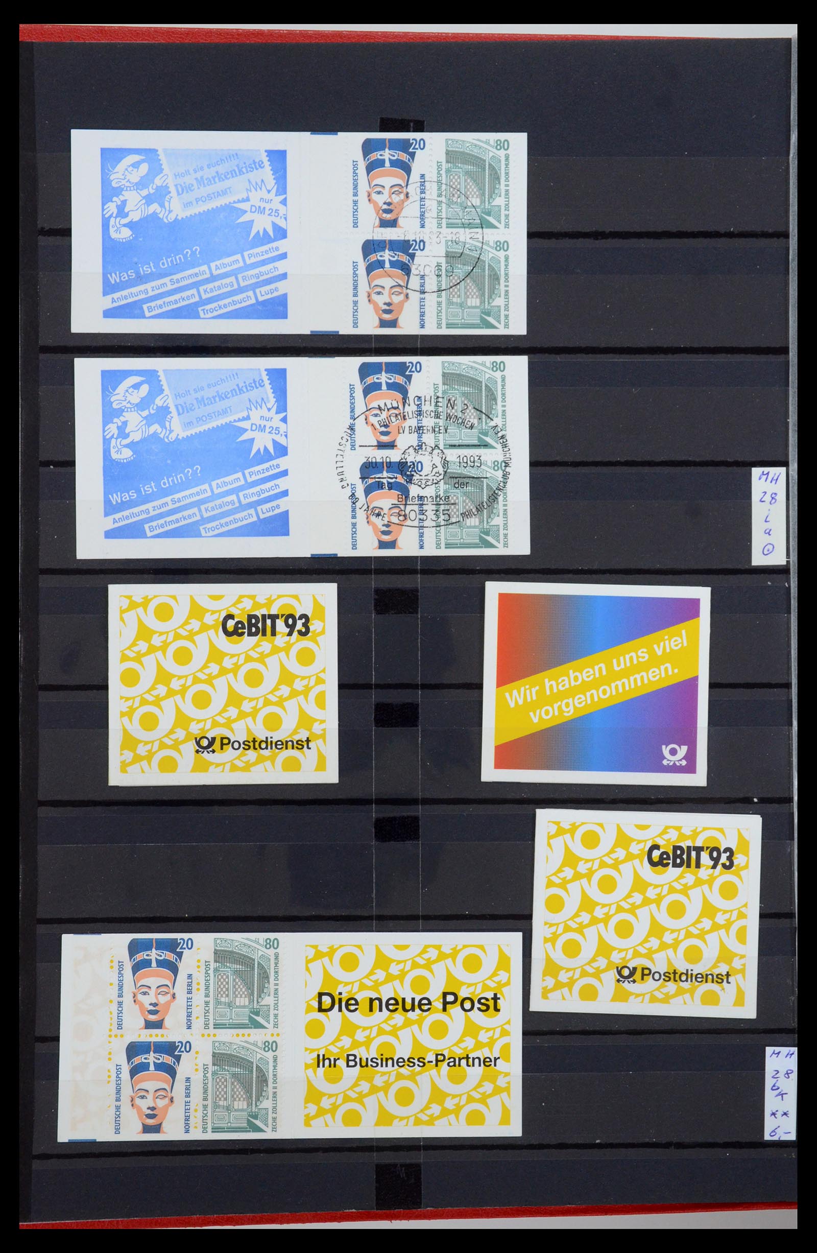 35356 065 - Stamp Collection 35356 Bundespost stamp booklets and combinations 1951-2