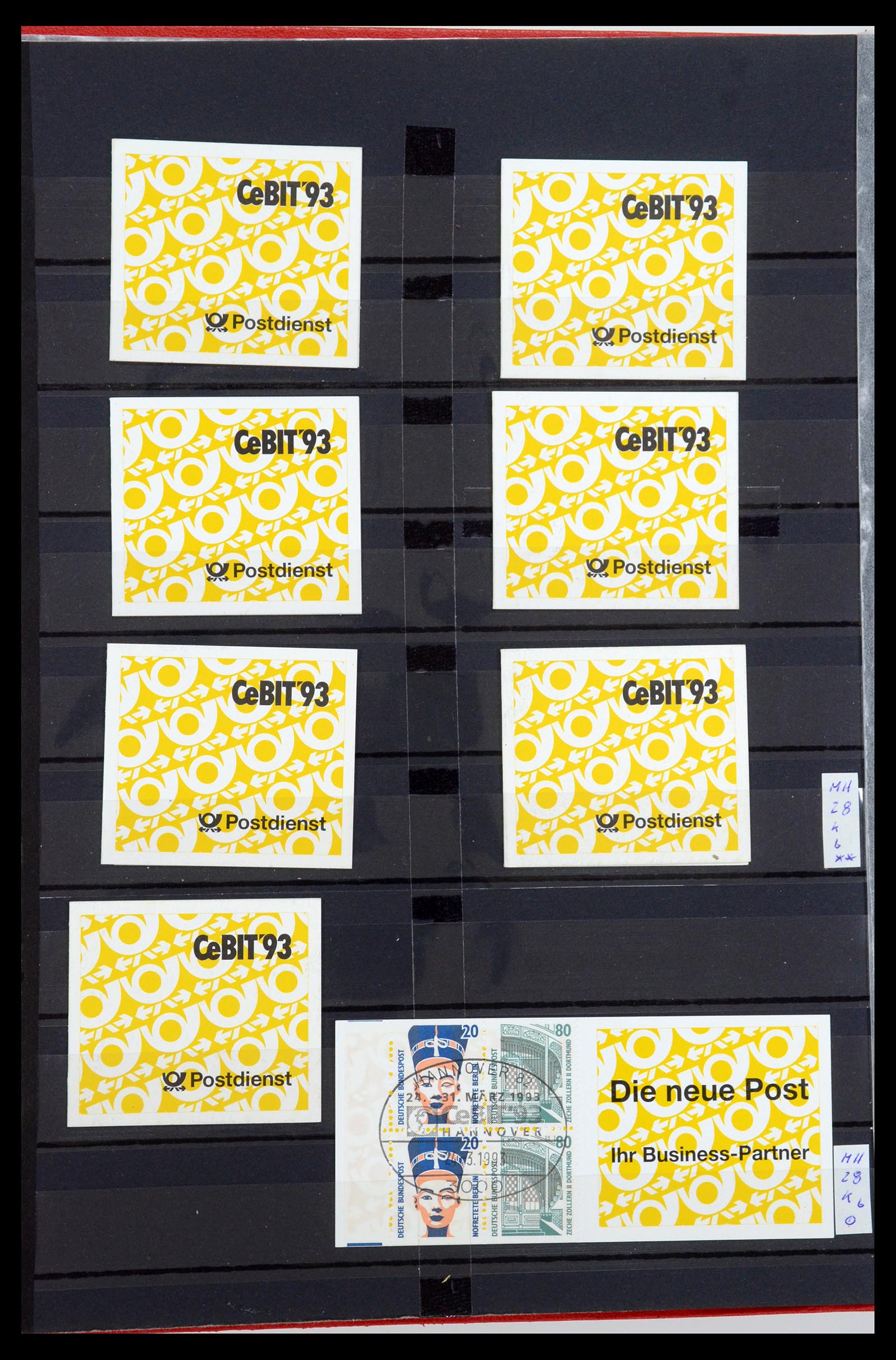 35356 066 - Postzegelverzameling 35356 Bundespost postzegelboekjes en combinaties