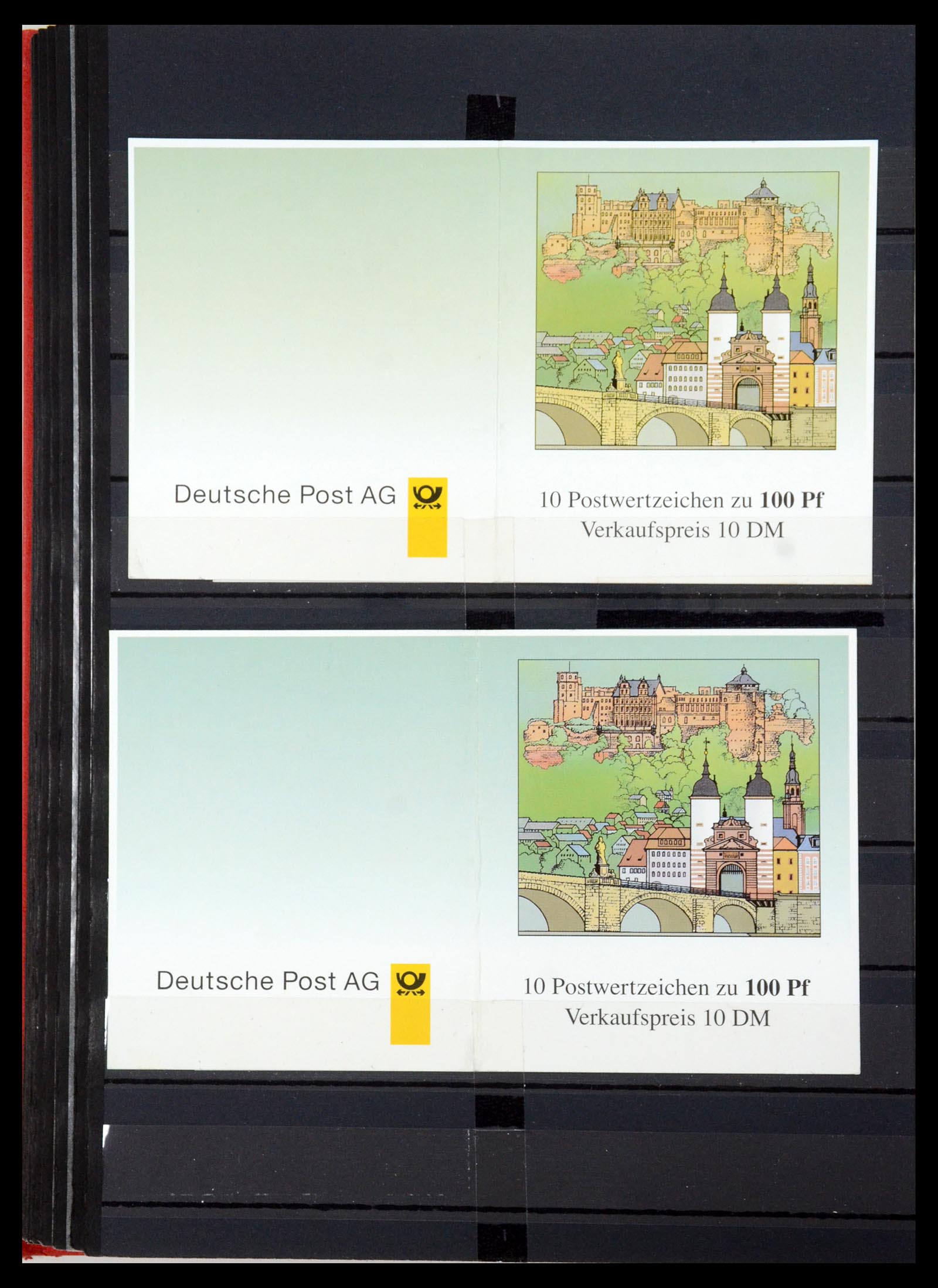 35356 081 - Stamp Collection 35356 Bundespost stamp booklets and combinations 1951-2