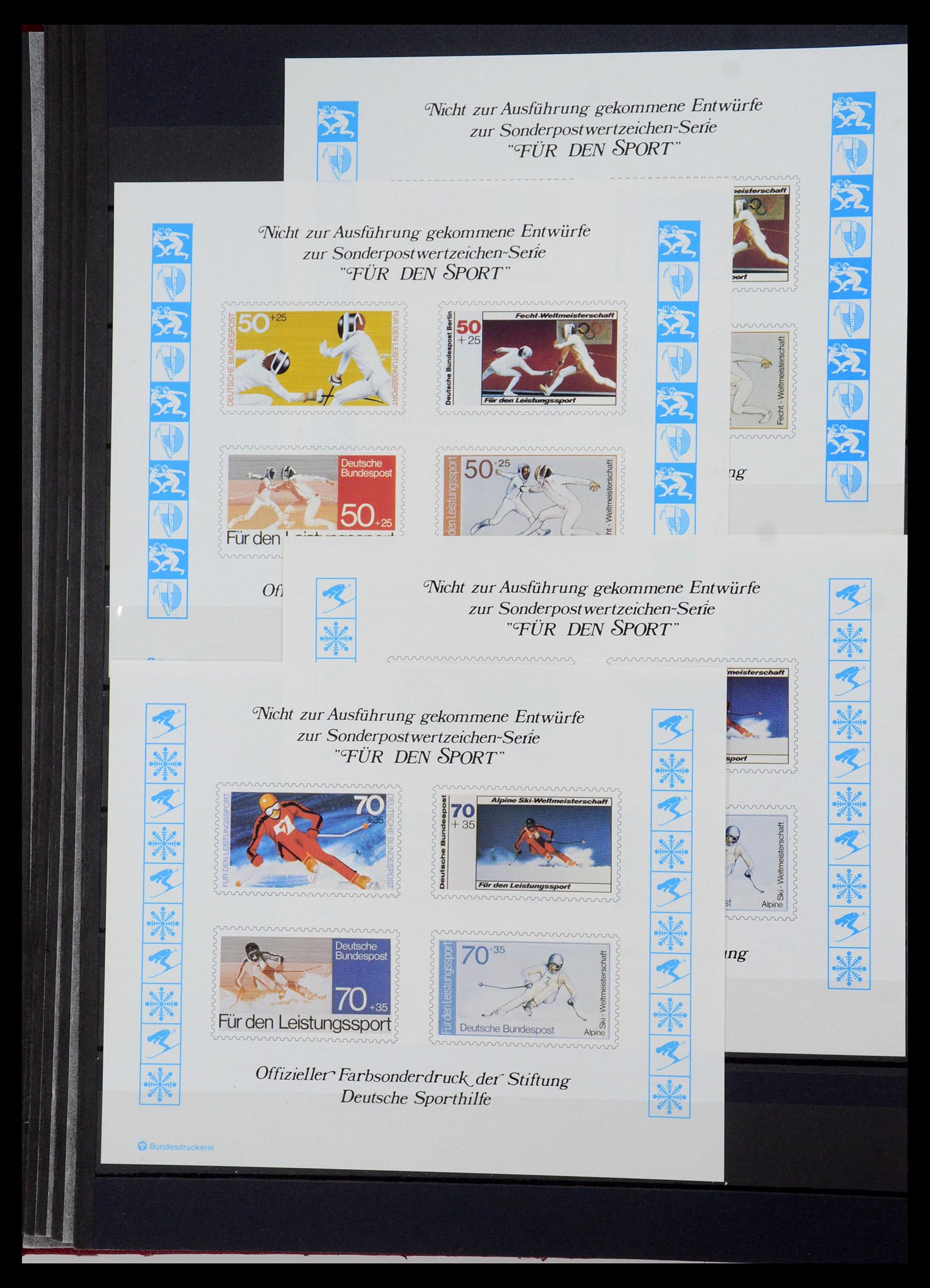 35356 127 - Postzegelverzameling 35356 Bundespost postzegelboekjes en combinaties