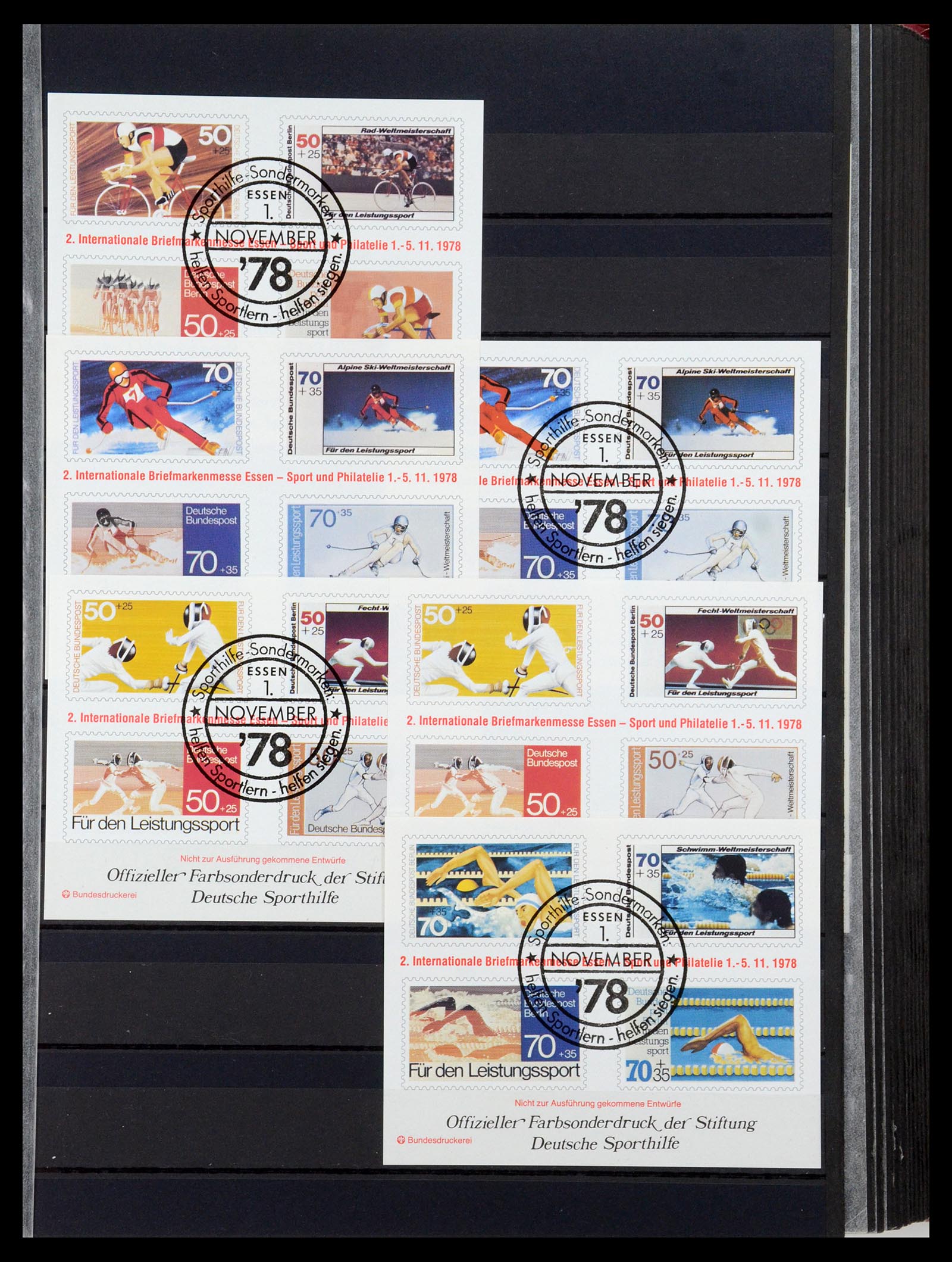 35356 130 - Postzegelverzameling 35356 Bundespost postzegelboekjes en combinaties