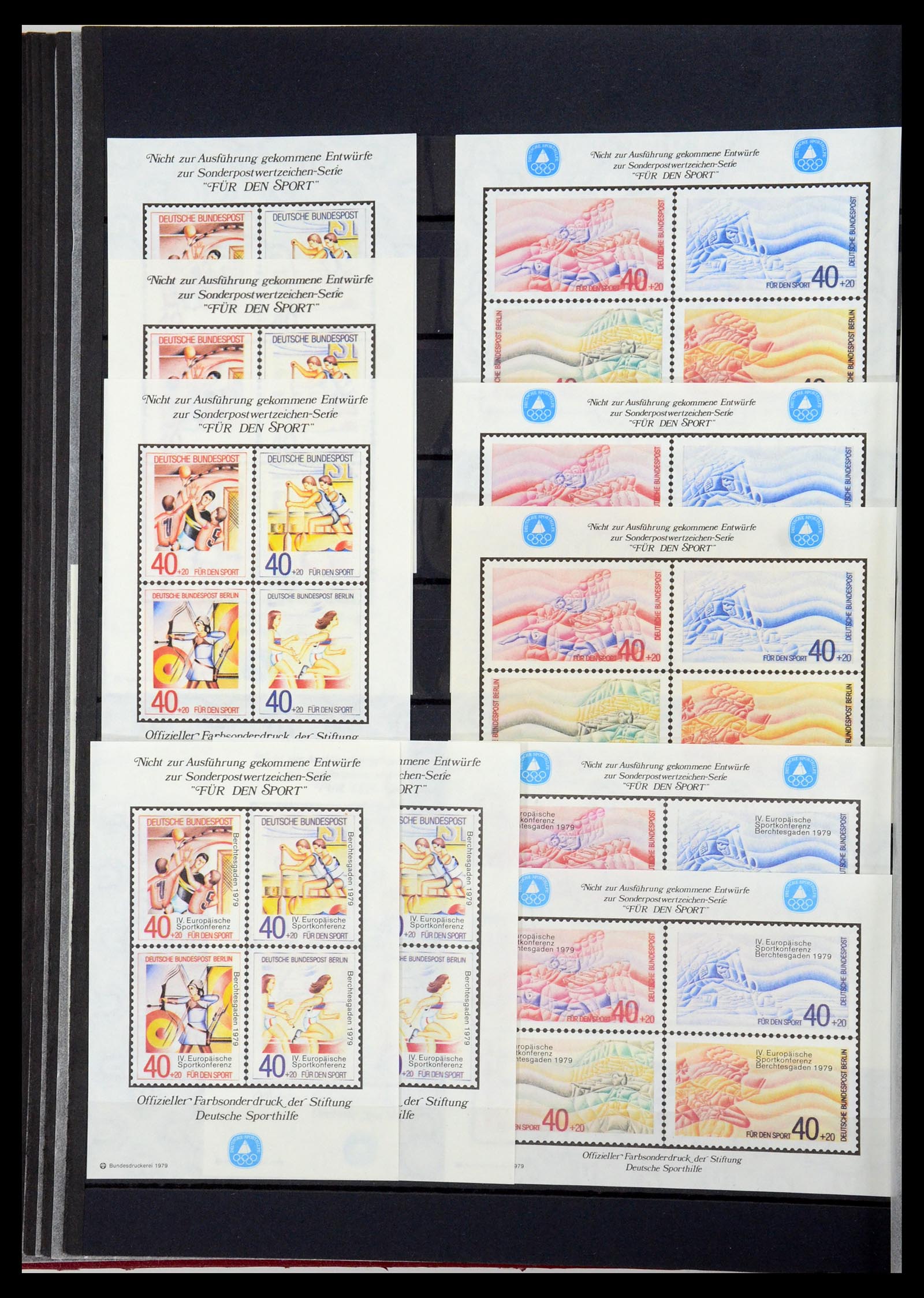 35356 131 - Stamp Collection 35356 Bundespost stamp booklets and combinations 1951-2