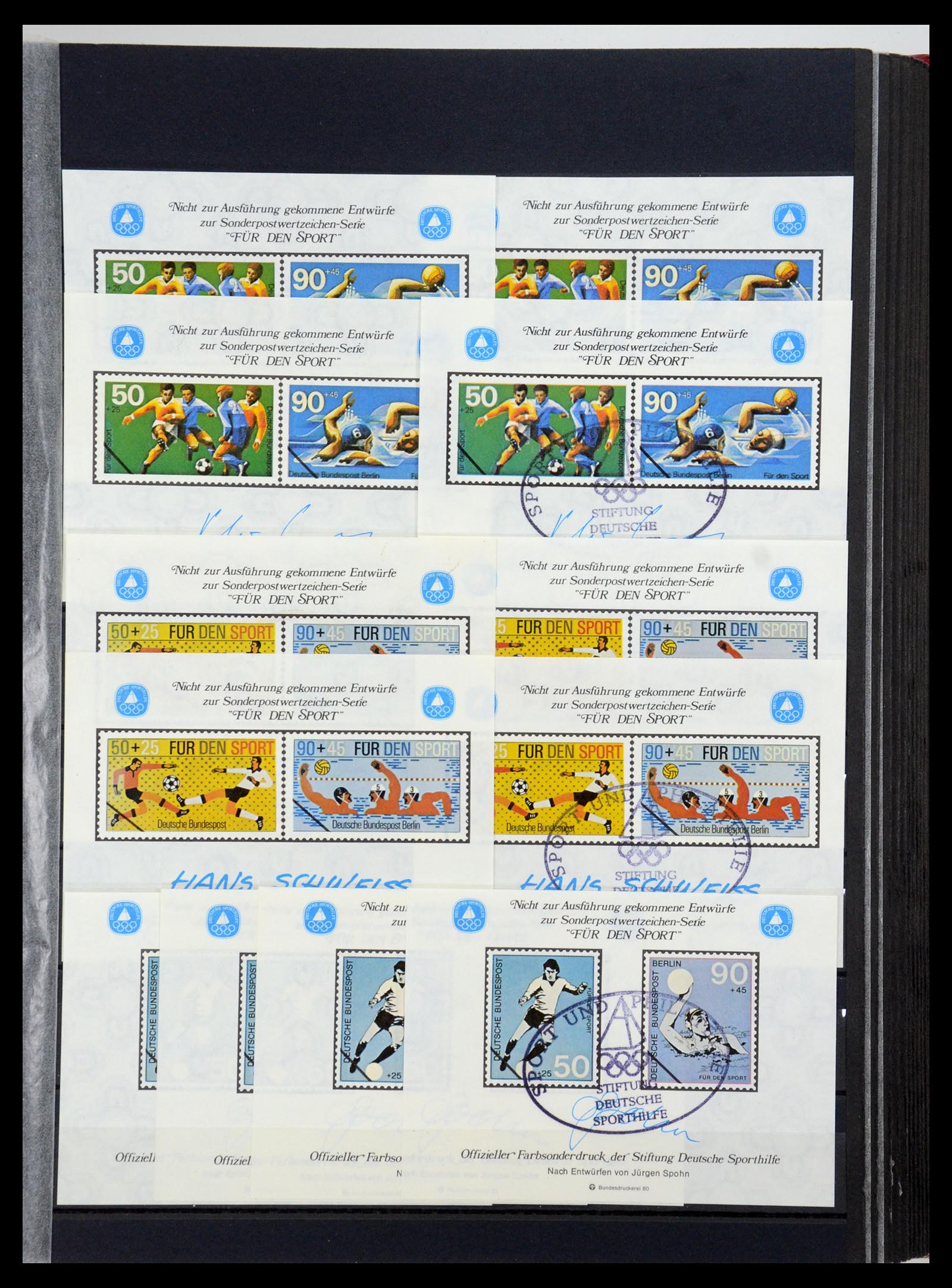 35356 132 - Postzegelverzameling 35356 Bundespost postzegelboekjes en combinaties