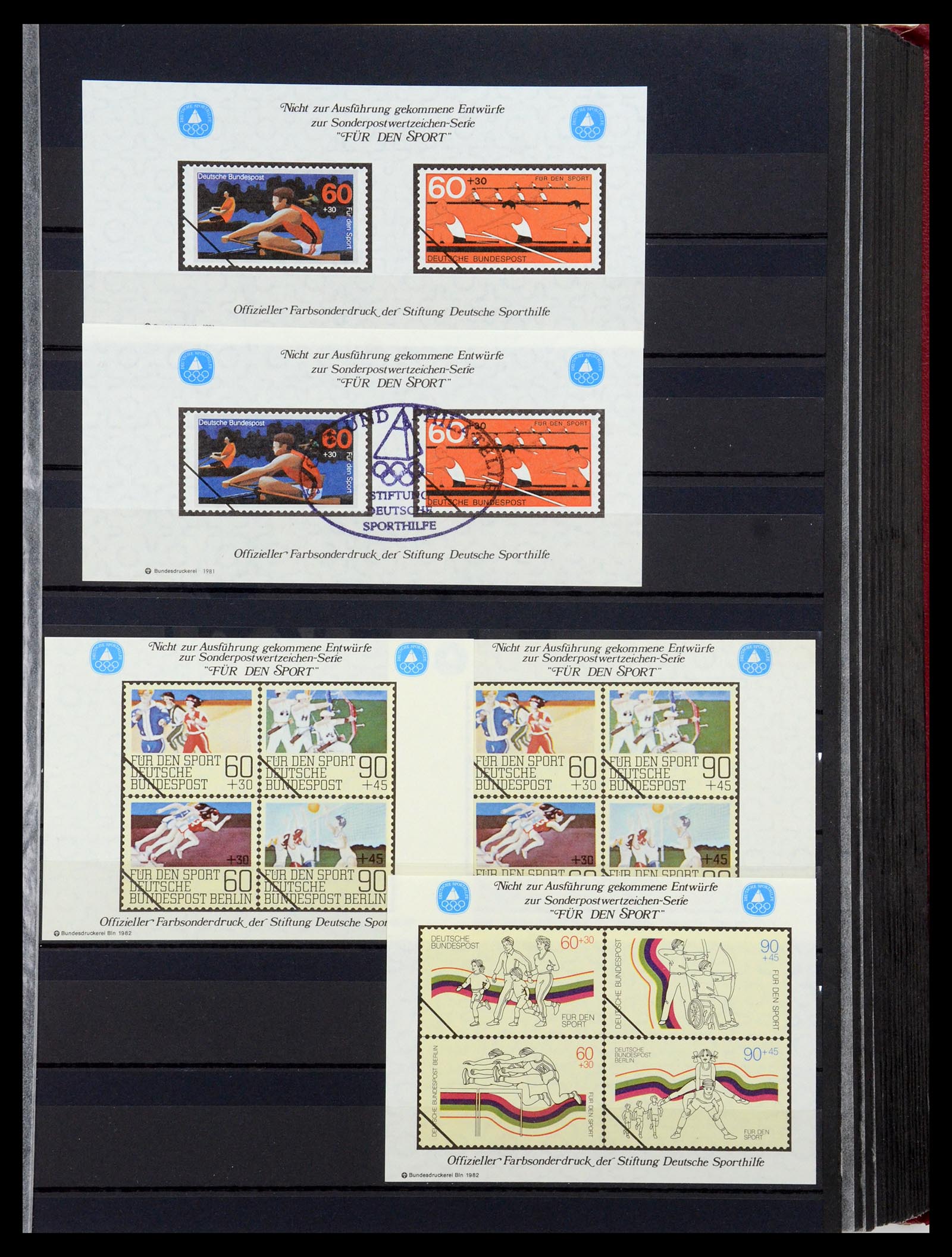 35356 134 - Stamp Collection 35356 Bundespost stamp booklets and combinations 1951-2