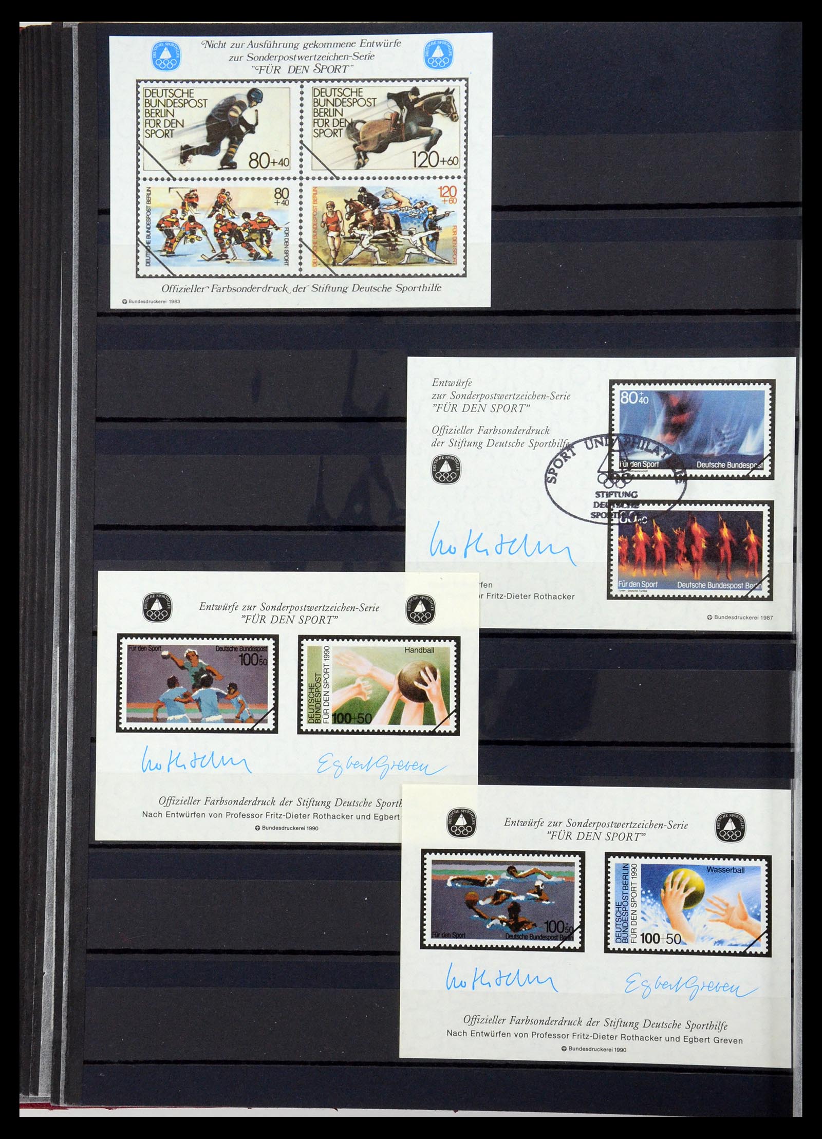 35356 135 - Postzegelverzameling 35356 Bundespost postzegelboekjes en combinaties