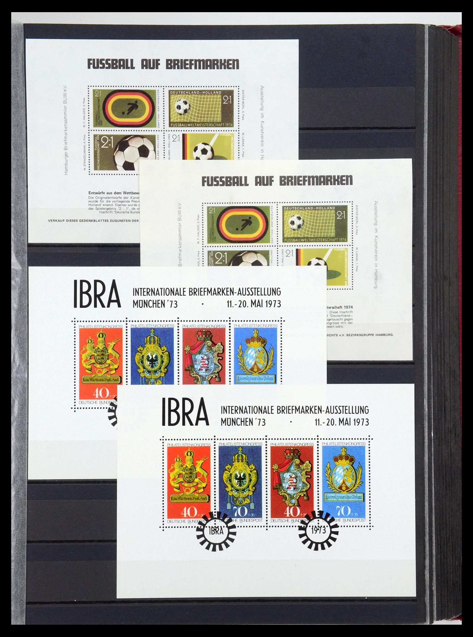 35356 136 - Stamp Collection 35356 Bundespost stamp booklets and combinations 1951-2