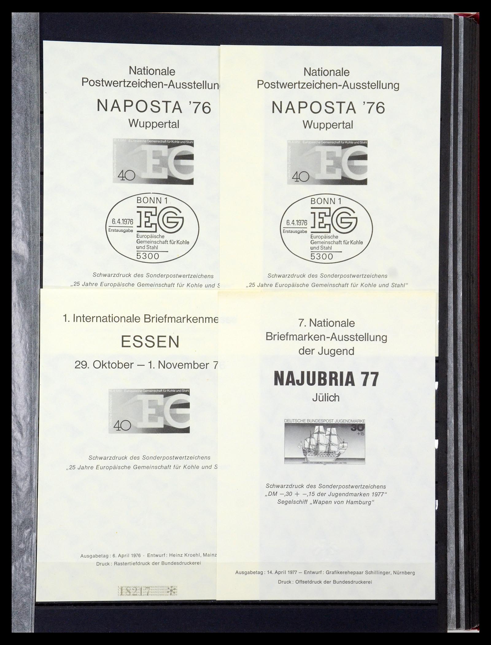 35356 142 - Stamp Collection 35356 Bundespost stamp booklets and combinations 1951-2