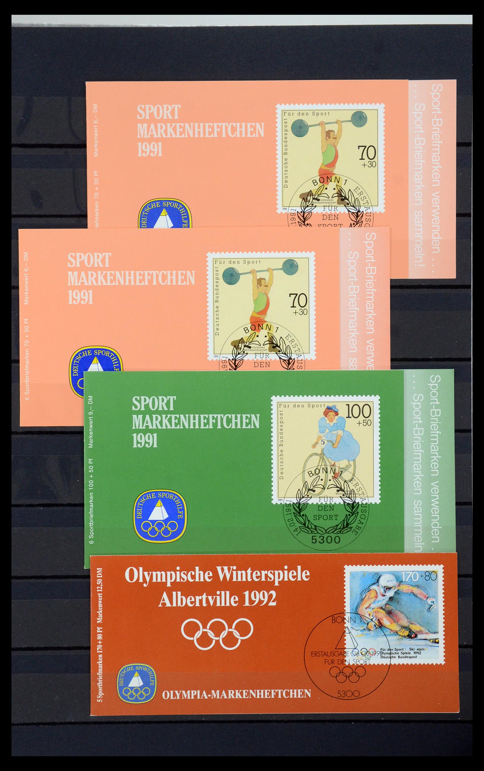 35356 151 - Postzegelverzameling 35356 Bundespost postzegelboekjes en combinaties