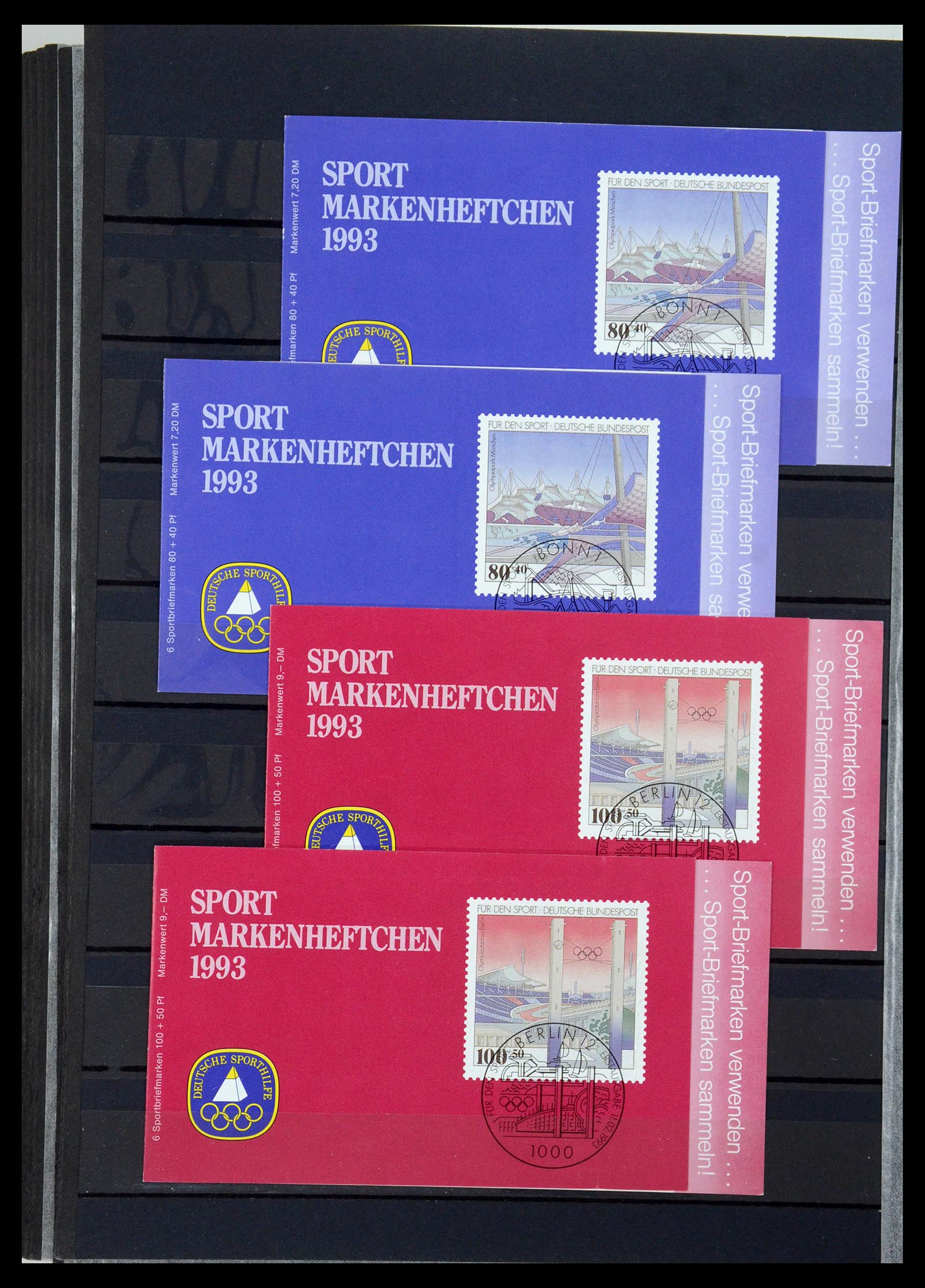 35356 152 - Stamp Collection 35356 Bundespost stamp booklets and combinations 1951-2