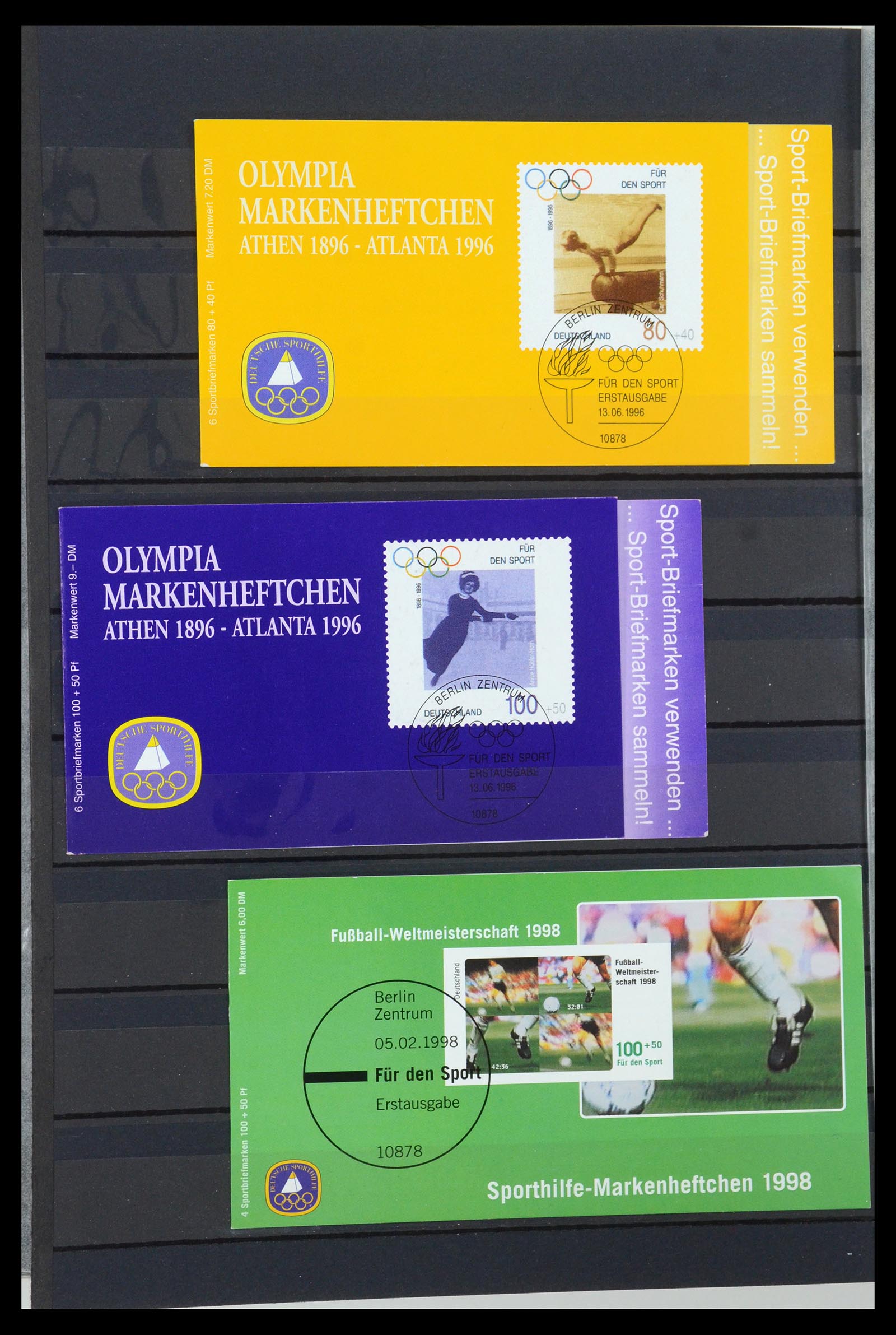35356 154 - Postzegelverzameling 35356 Bundespost postzegelboekjes en combinaties