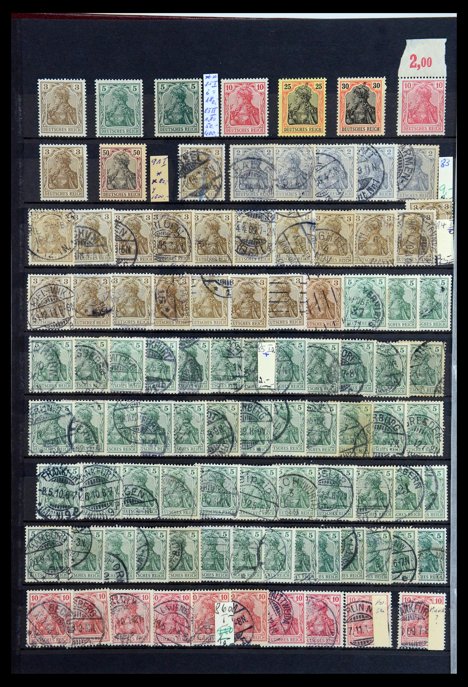 35360 017 - Stamp Collection 35360 German Reich 1872-1945.