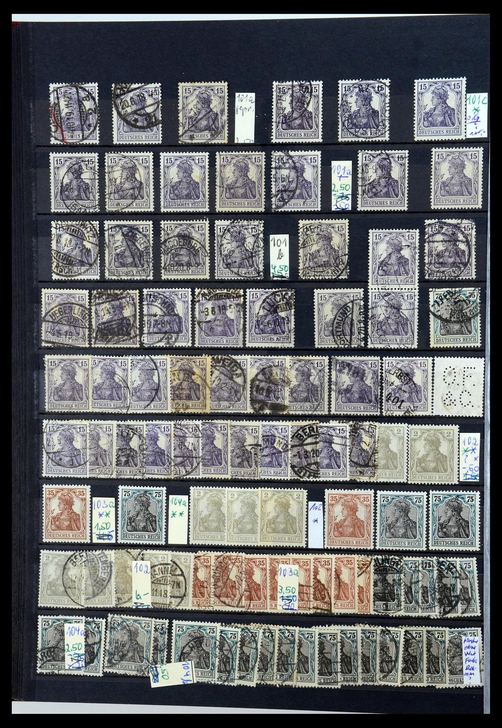 35360 025 - Postzegelverzameling 35360 Duitse Rijk 1872-1945.