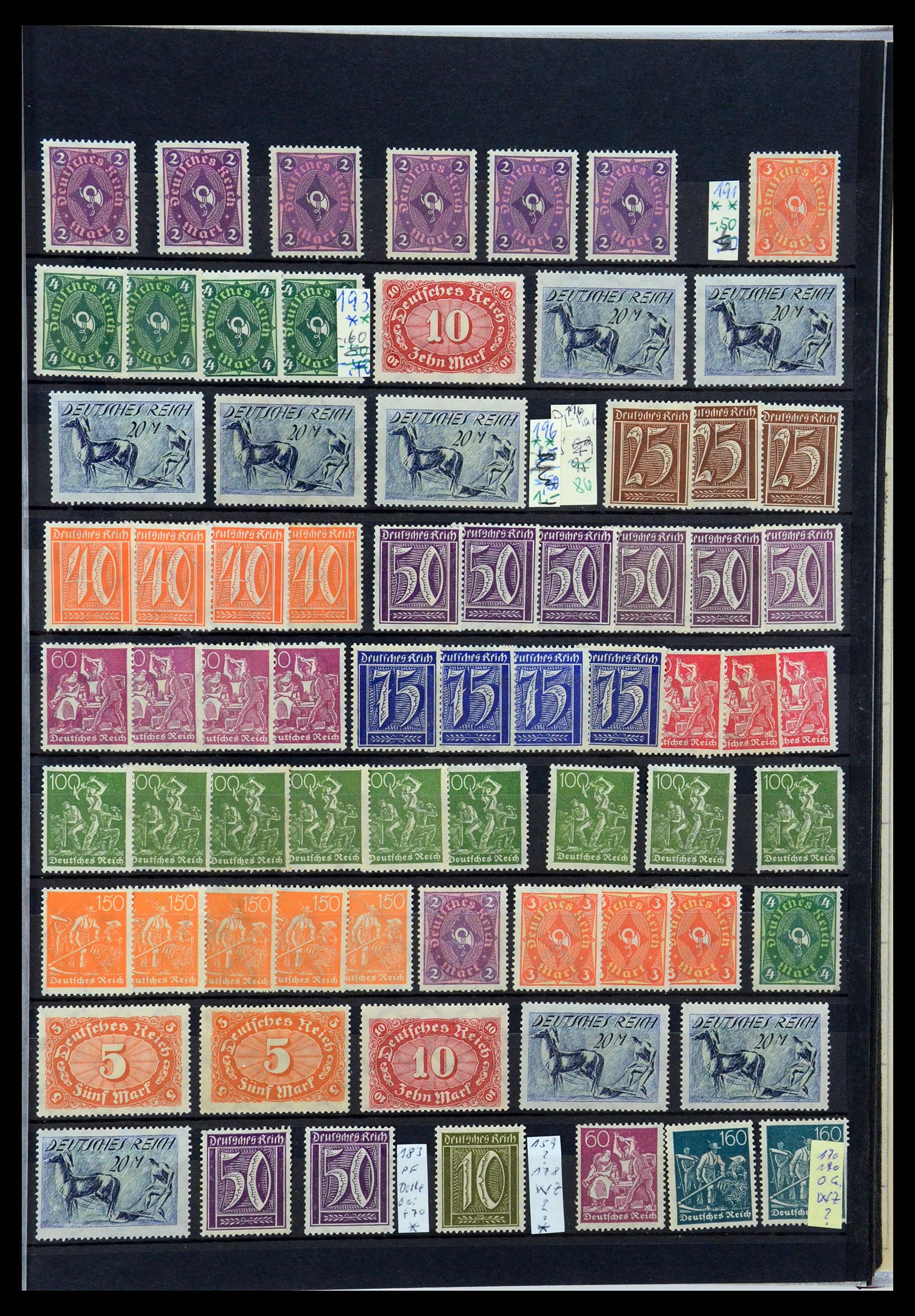 35360 051 - Postzegelverzameling 35360 Duitse Rijk 1872-1945.
