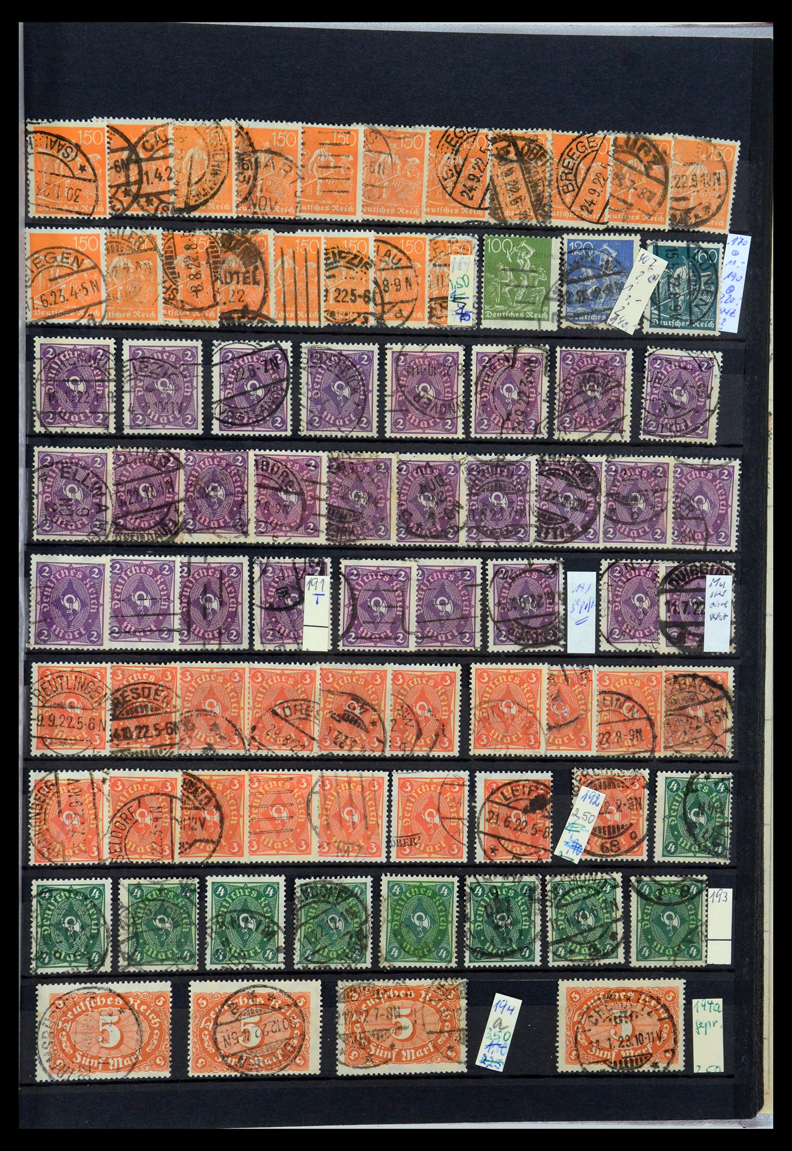 35360 055 - Postzegelverzameling 35360 Duitse Rijk 1872-1945.