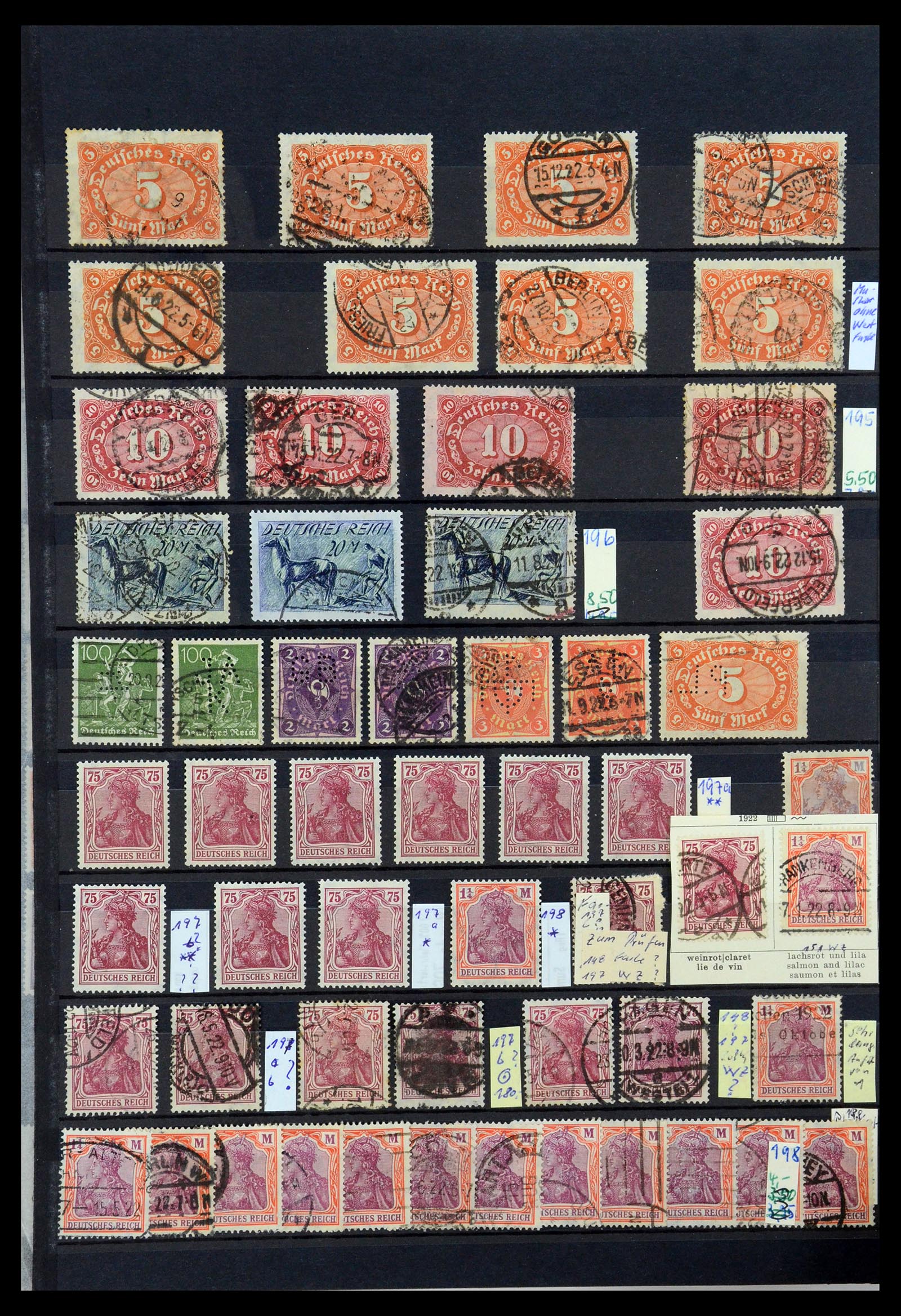 35360 056 - Postzegelverzameling 35360 Duitse Rijk 1872-1945.