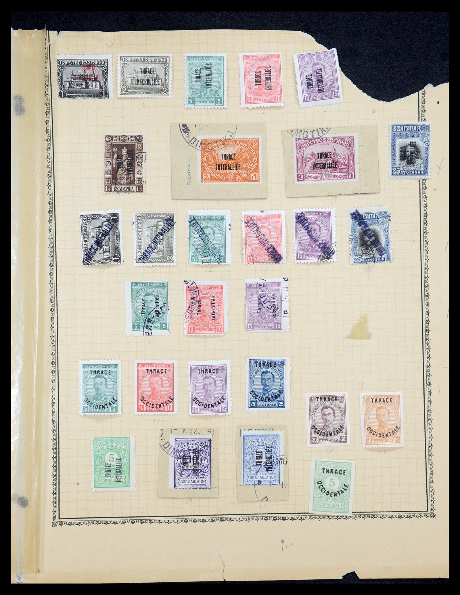 35364 018 - Postzegelverzameling 35364 Griekenland 1861-1930.