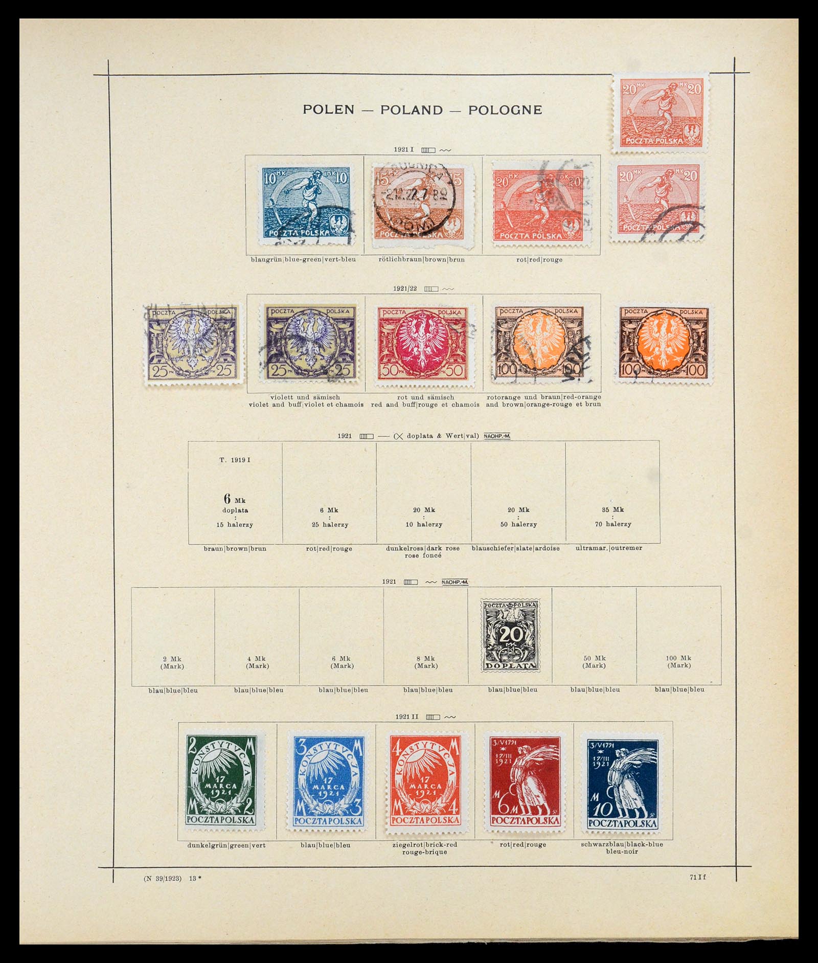 35366 002 - Postzegelverzameling 35366 Europese landen 1867-1940.