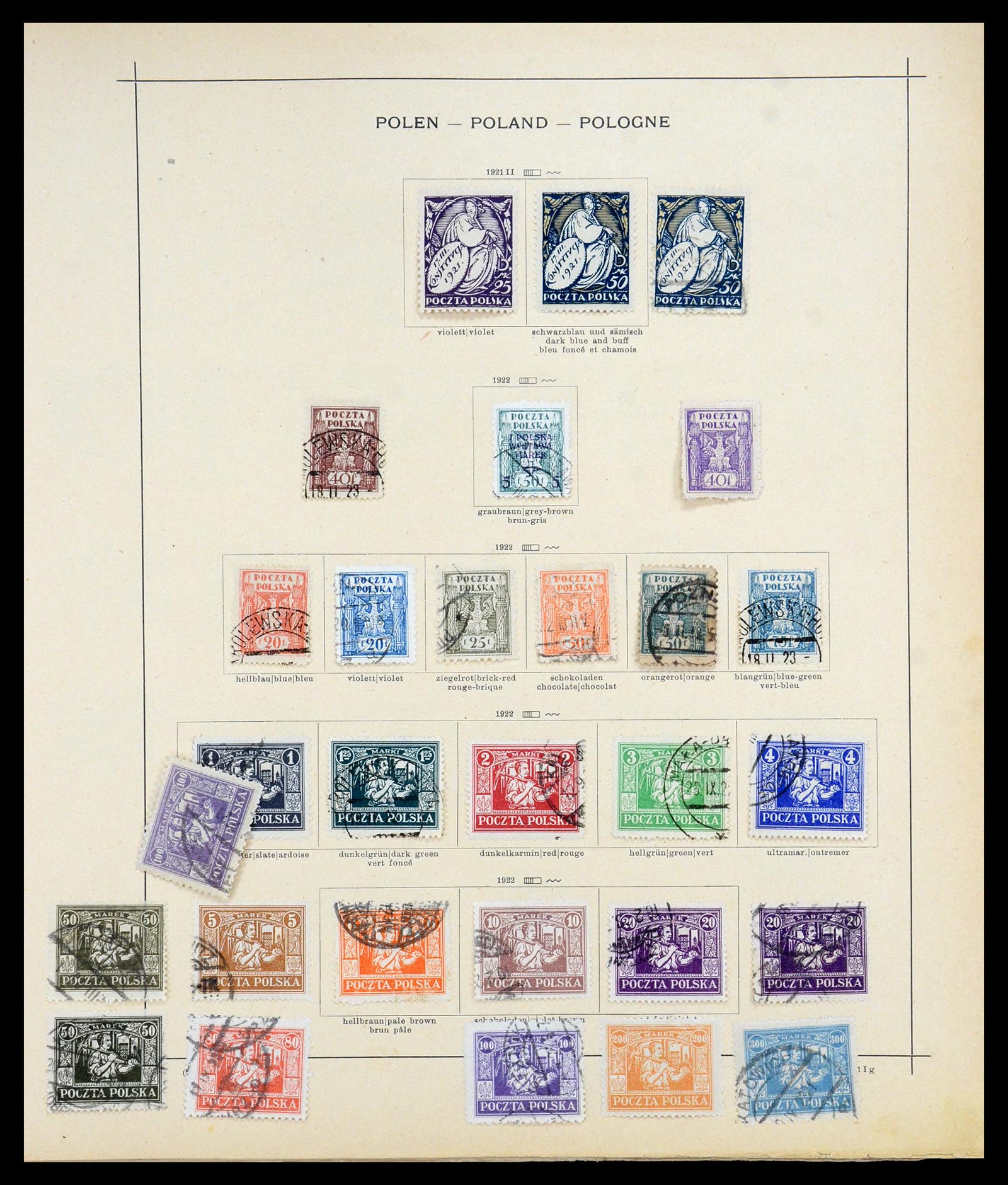 35366 003 - Postzegelverzameling 35366 Europese landen 1867-1940.
