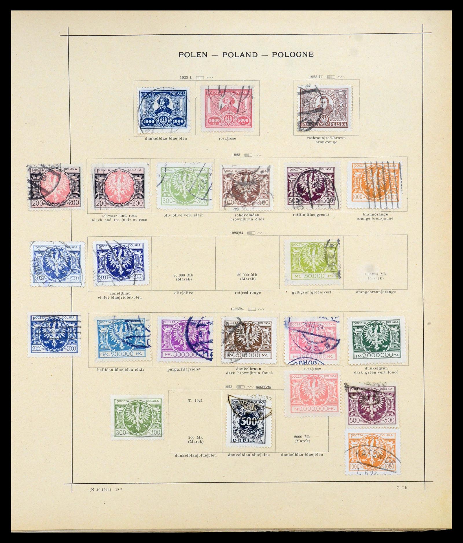 35366 004 - Postzegelverzameling 35366 Europese landen 1867-1940.