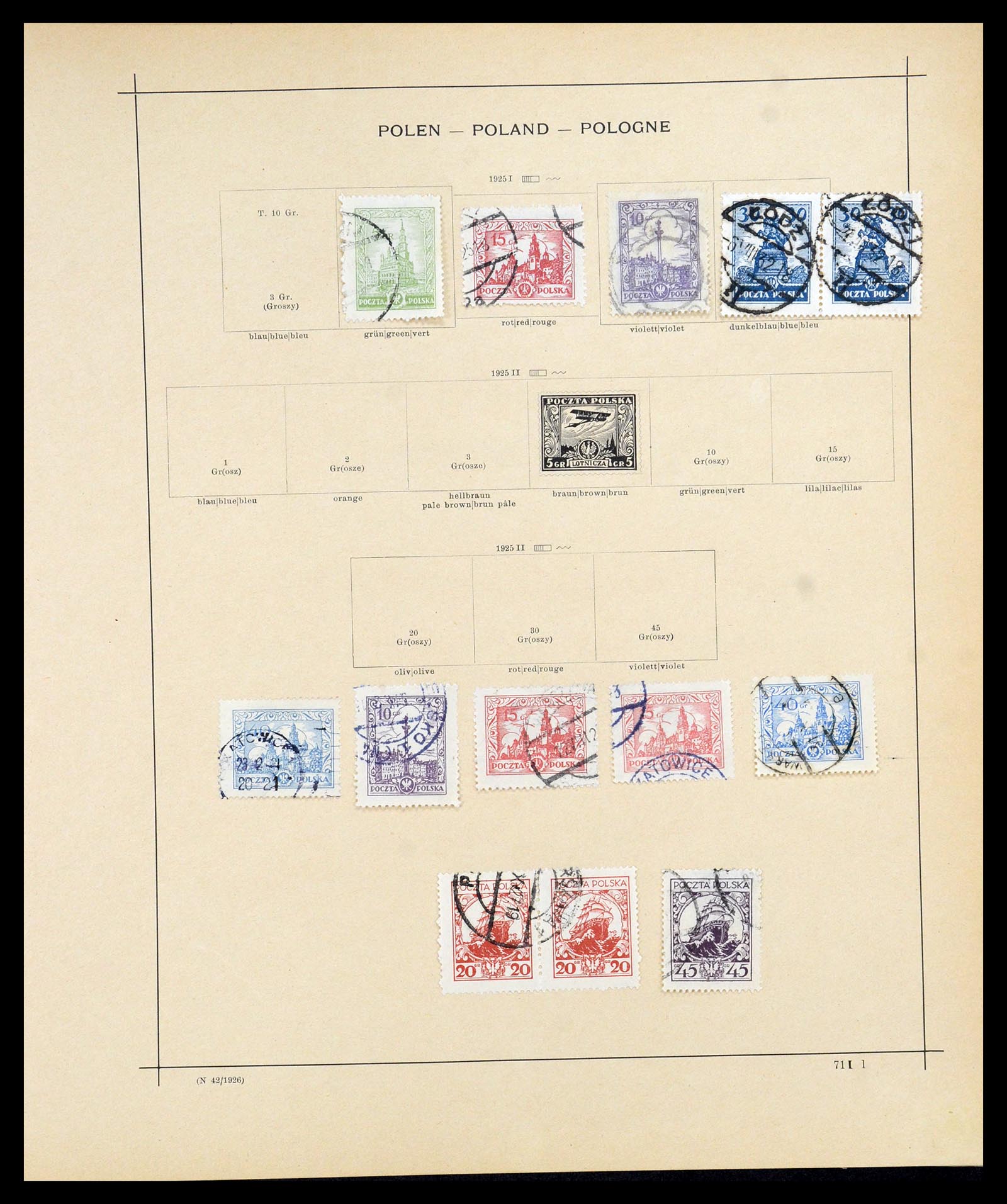 35366 007 - Postzegelverzameling 35366 Europese landen 1867-1940.
