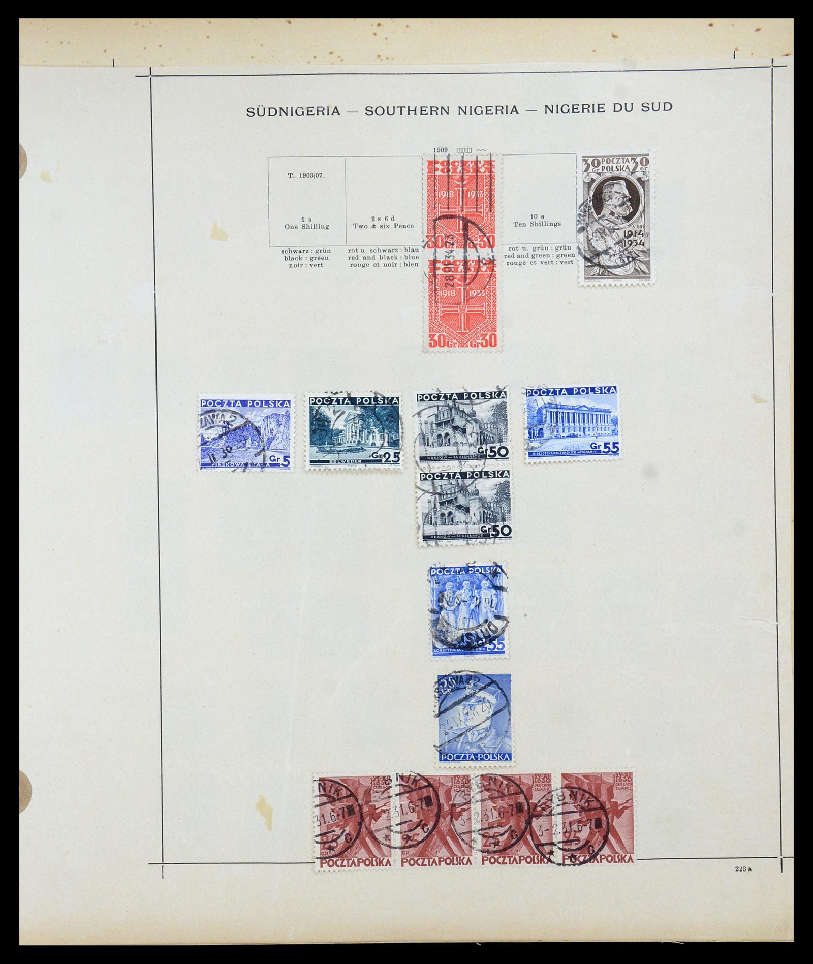 35366 009 - Postzegelverzameling 35366 Europese landen 1867-1940.