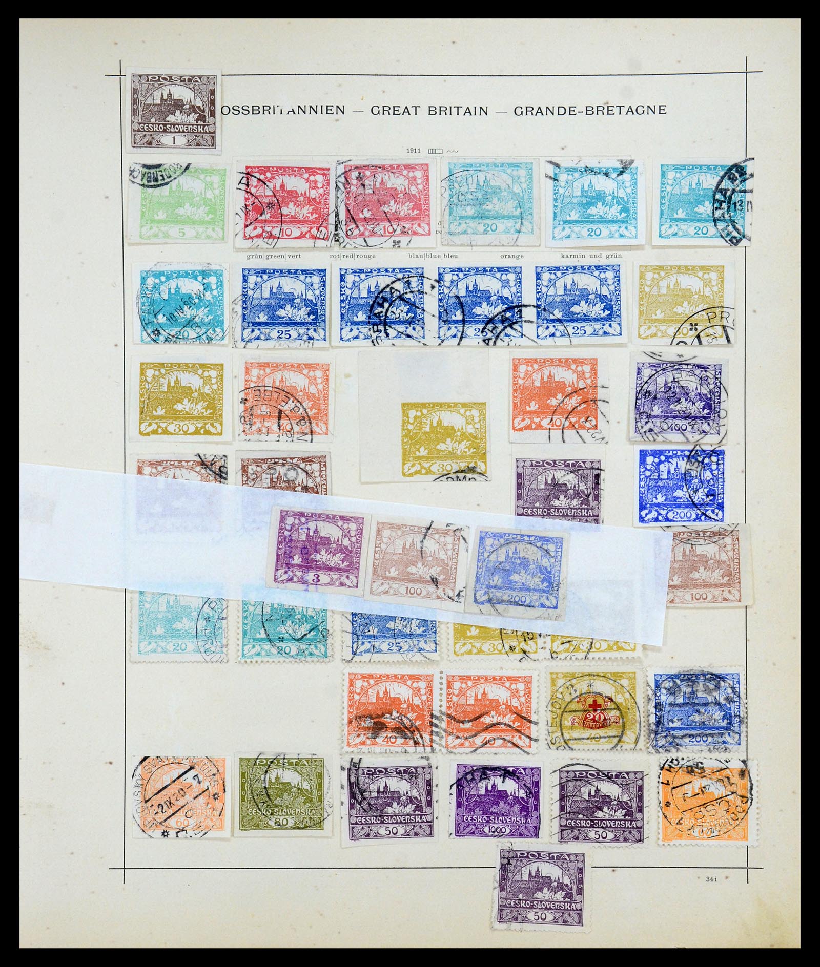 35366 011 - Postzegelverzameling 35366 Europese landen 1867-1940.