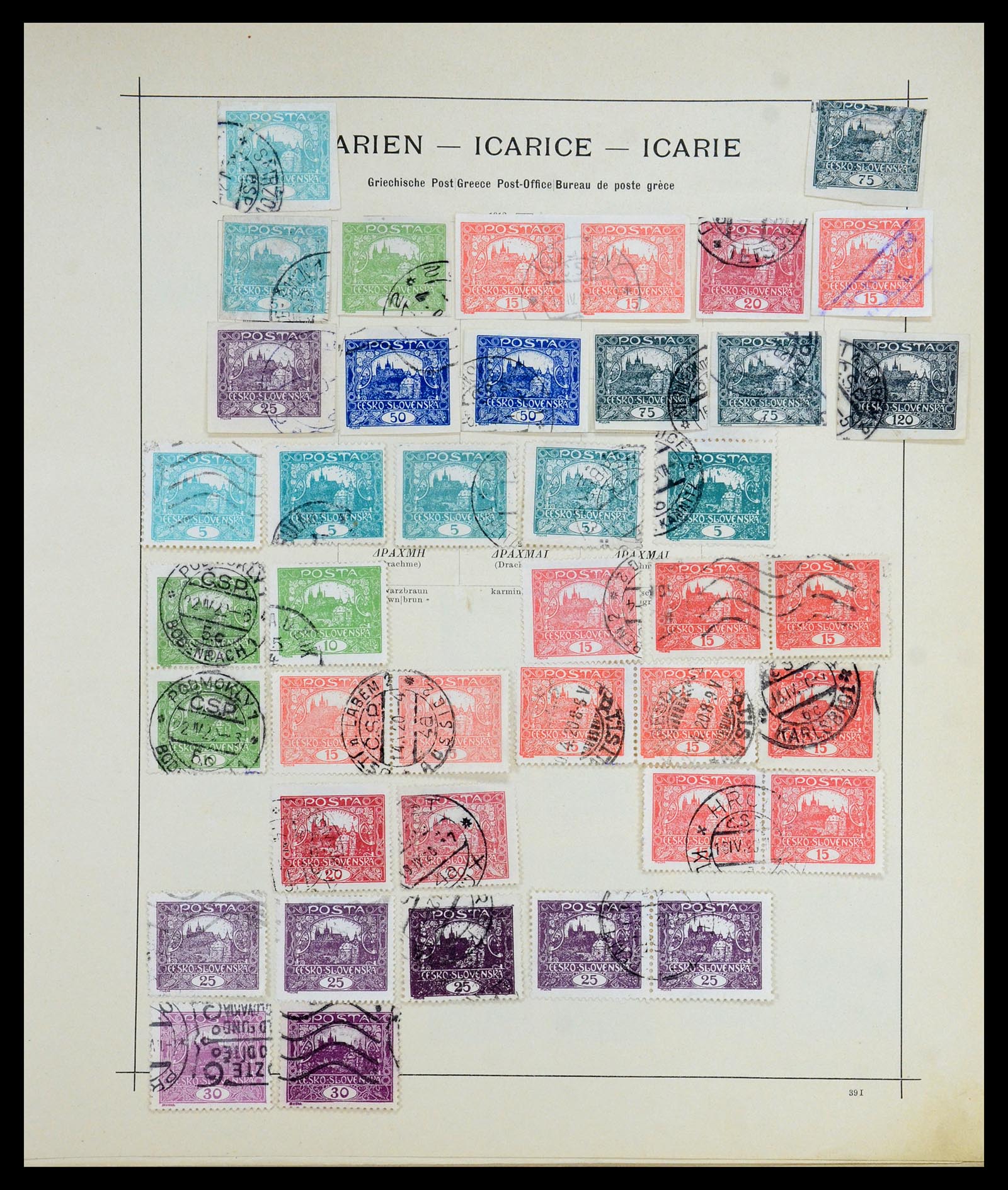 35366 012 - Postzegelverzameling 35366 Europese landen 1867-1940.
