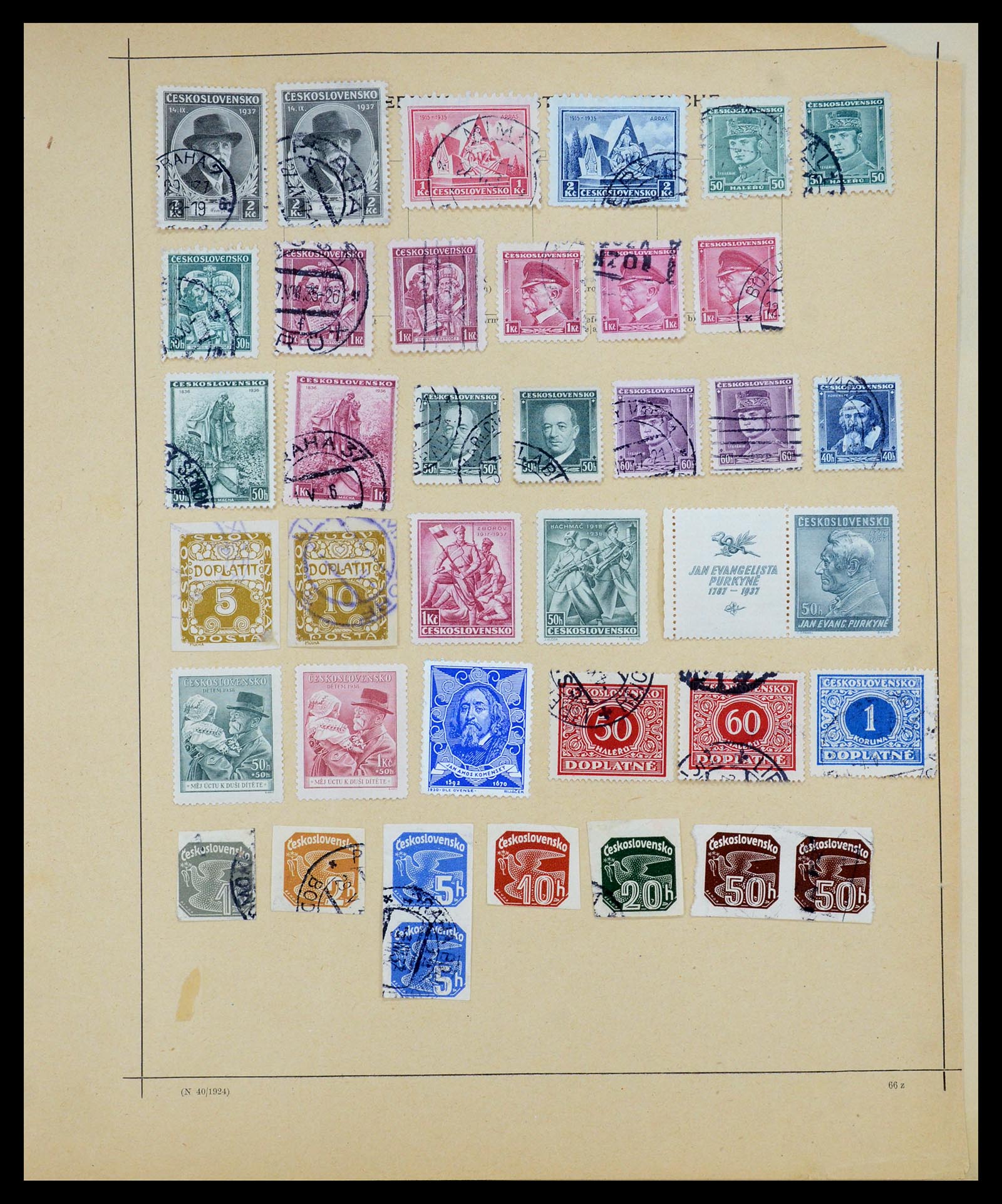 35366 016 - Postzegelverzameling 35366 Europese landen 1867-1940.