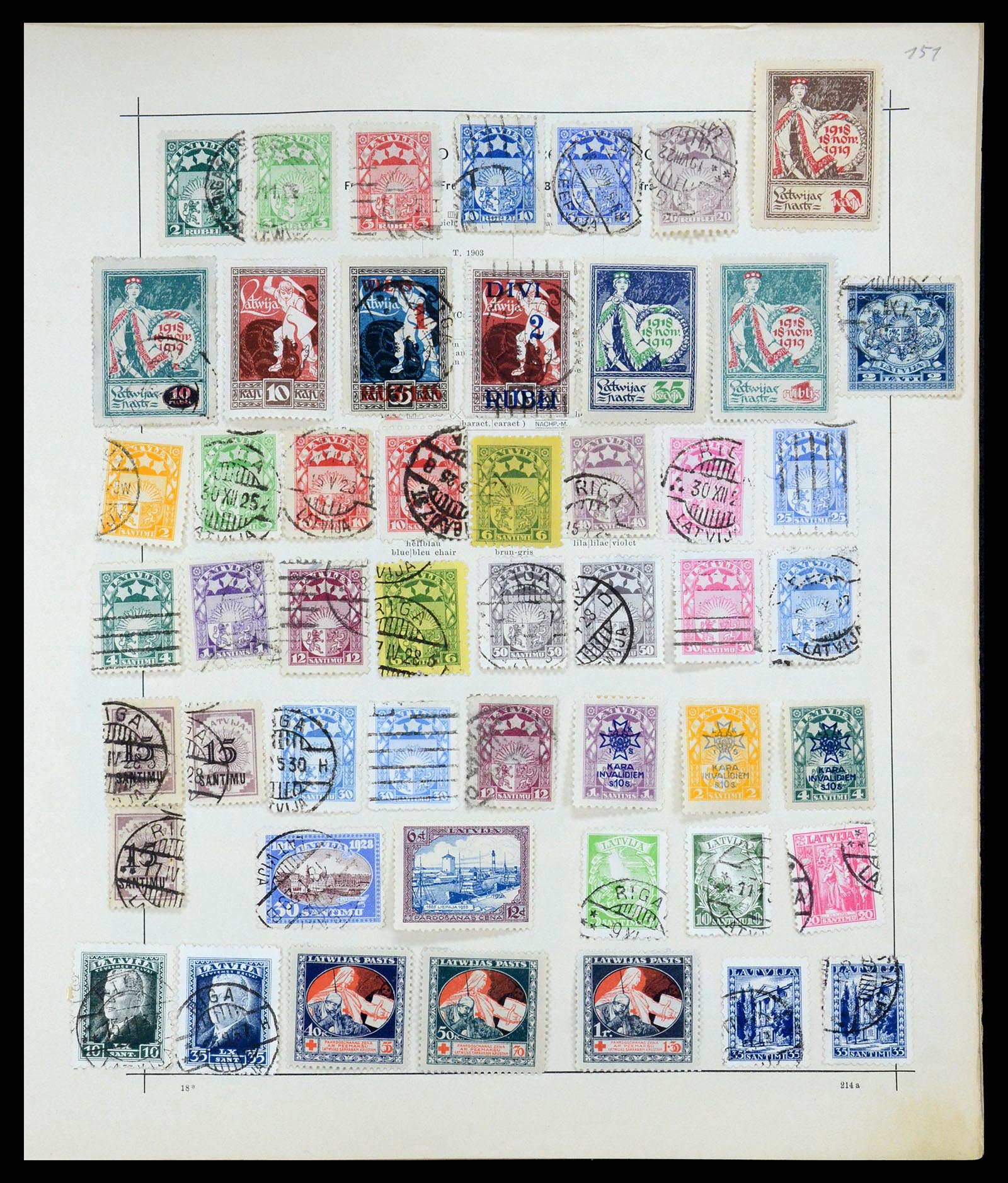 35366 018 - Postzegelverzameling 35366 Europese landen 1867-1940.