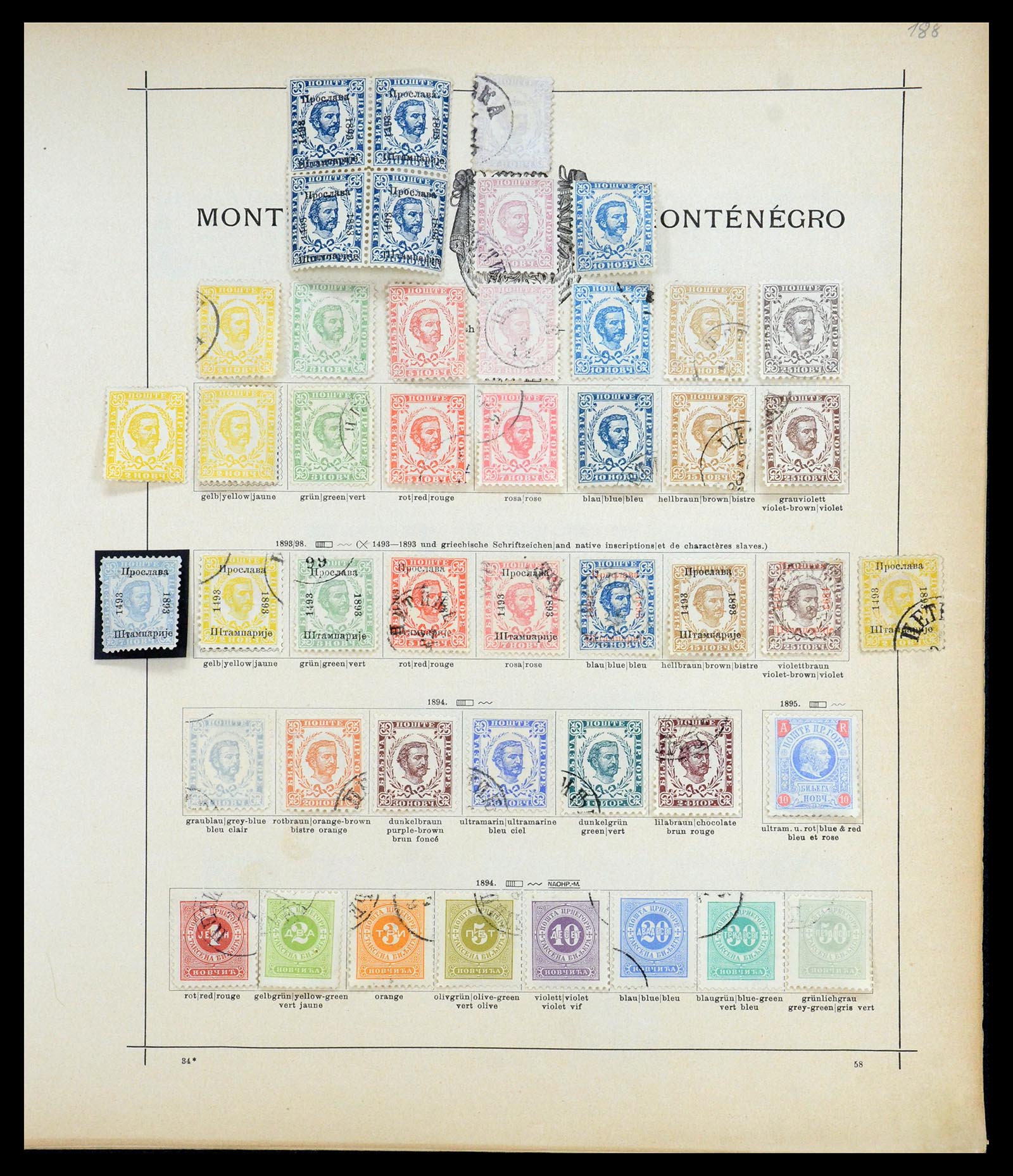 35366 021 - Postzegelverzameling 35366 Europese landen 1867-1940.