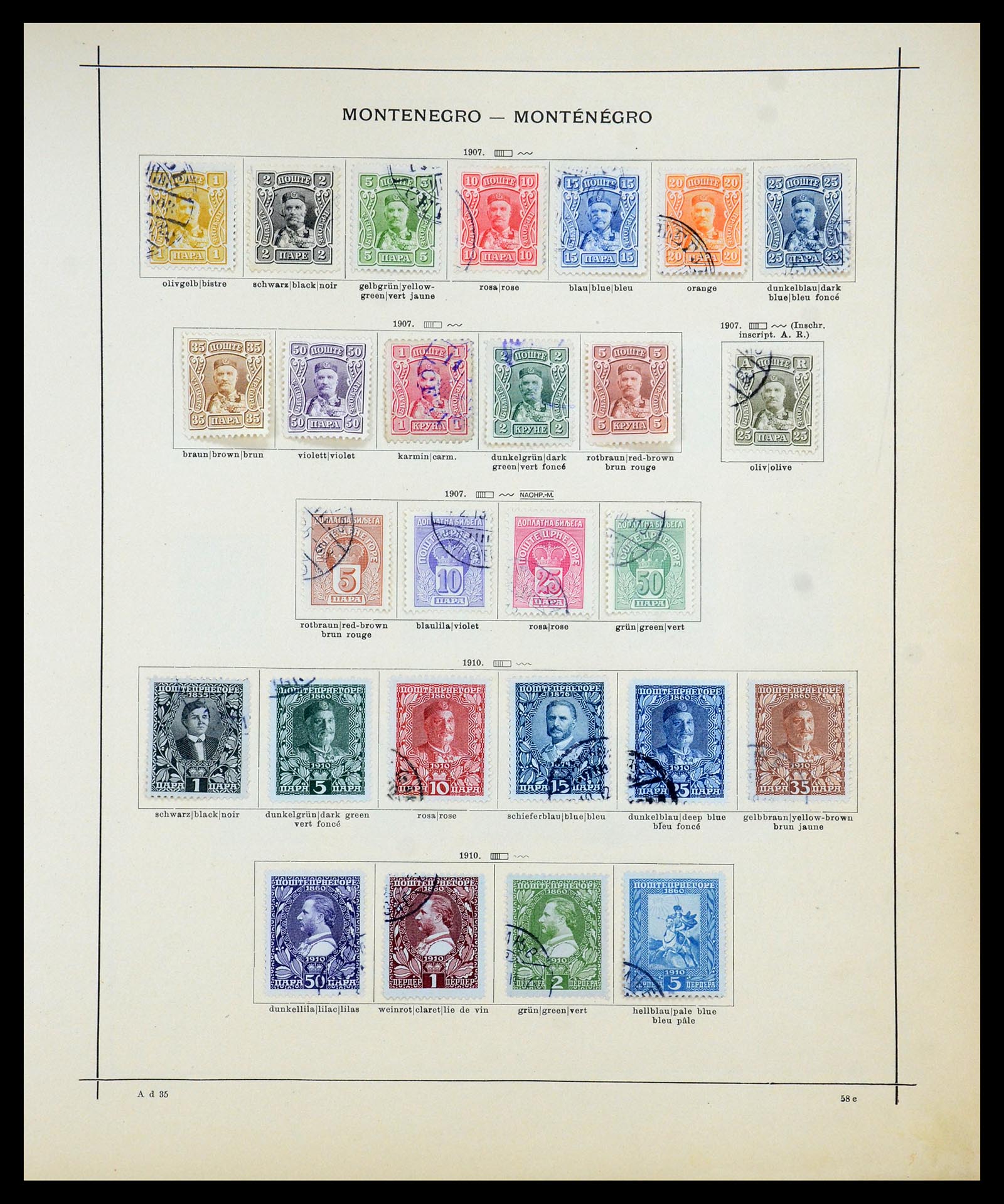 35366 024 - Postzegelverzameling 35366 Europese landen 1867-1940.