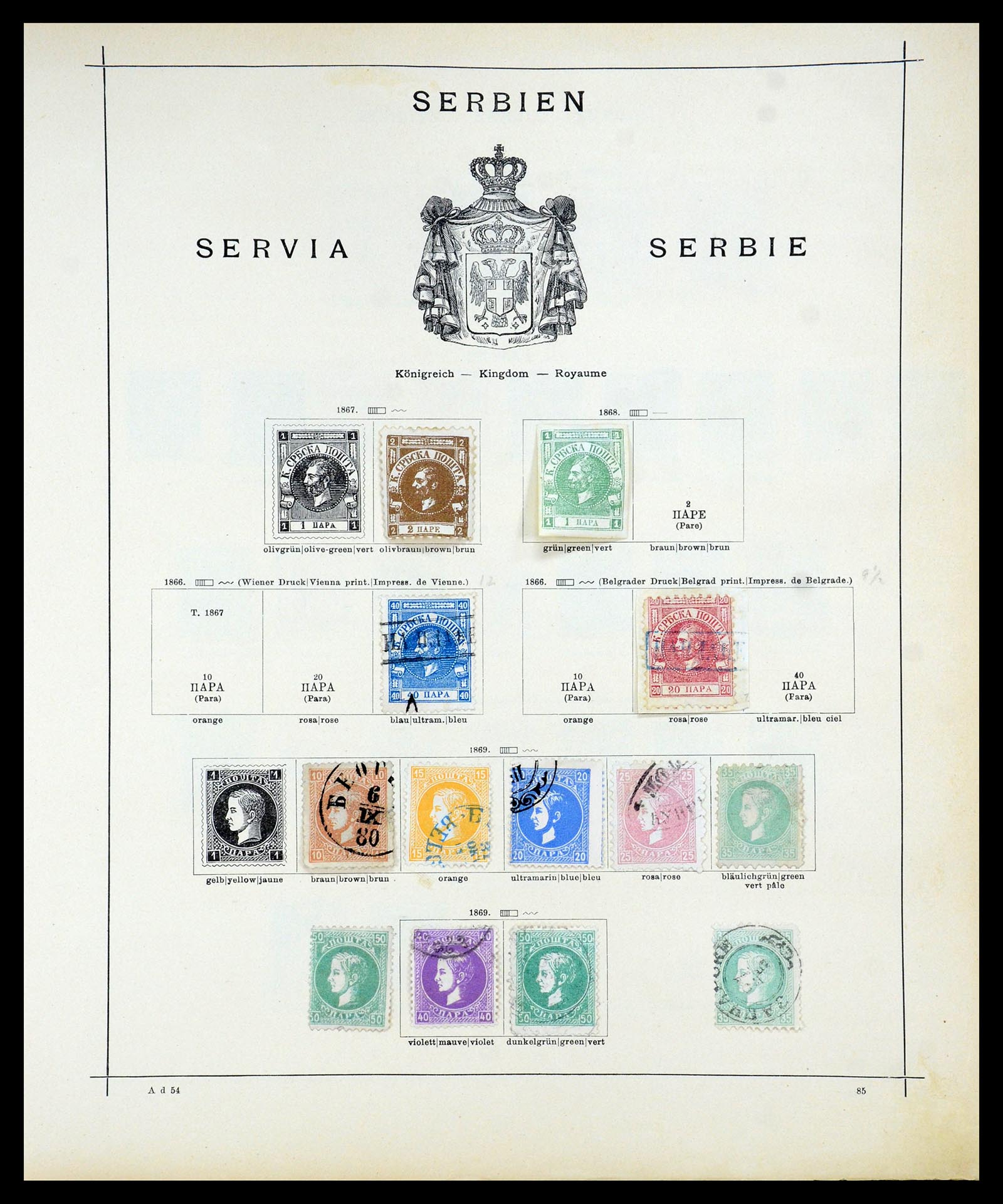 35366 027 - Postzegelverzameling 35366 Europese landen 1867-1940.