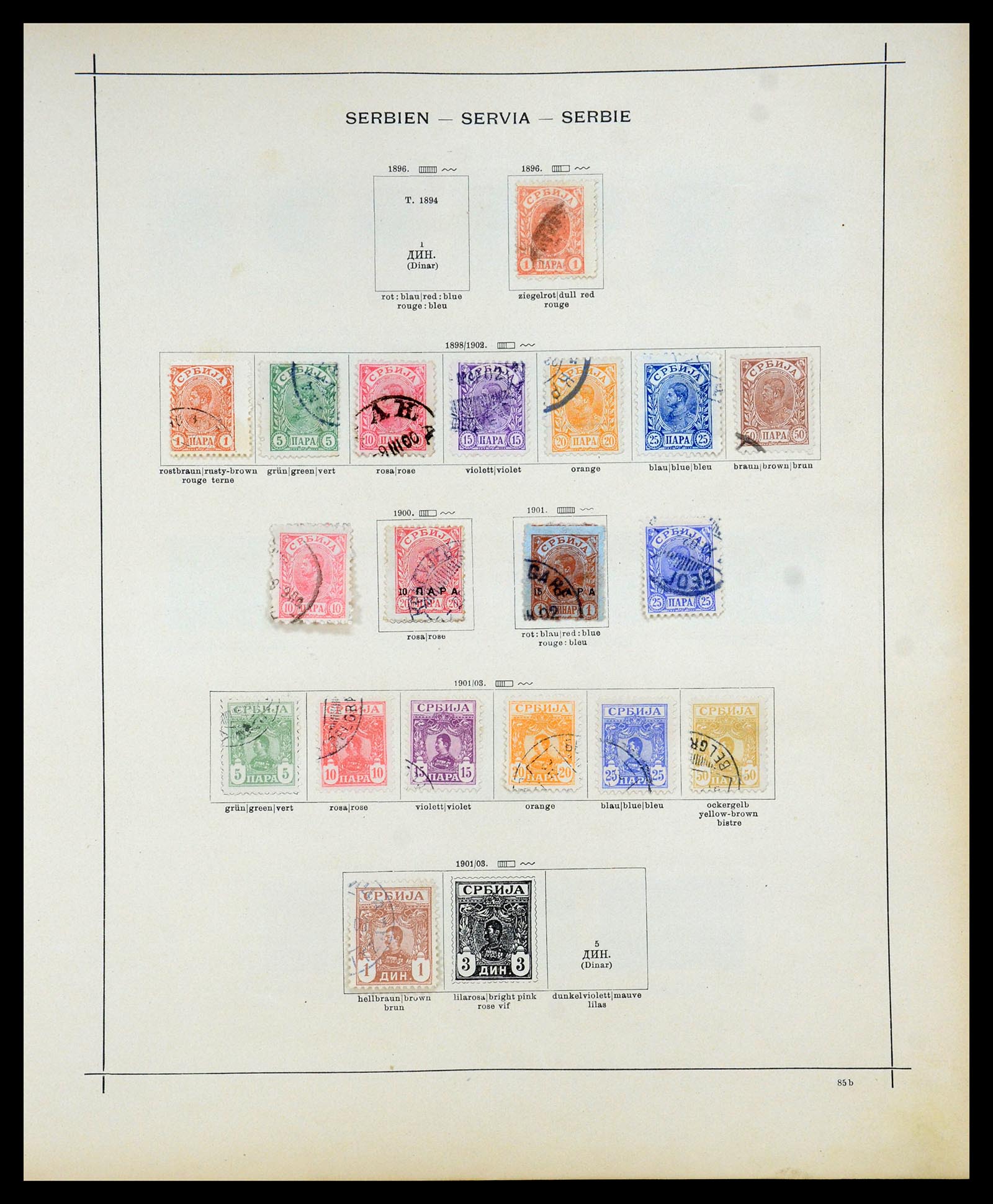 35366 029 - Postzegelverzameling 35366 Europese landen 1867-1940.