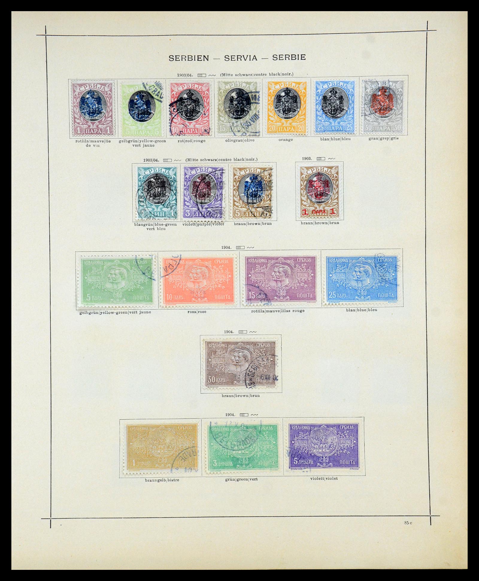 35366 030 - Postzegelverzameling 35366 Europese landen 1867-1940.